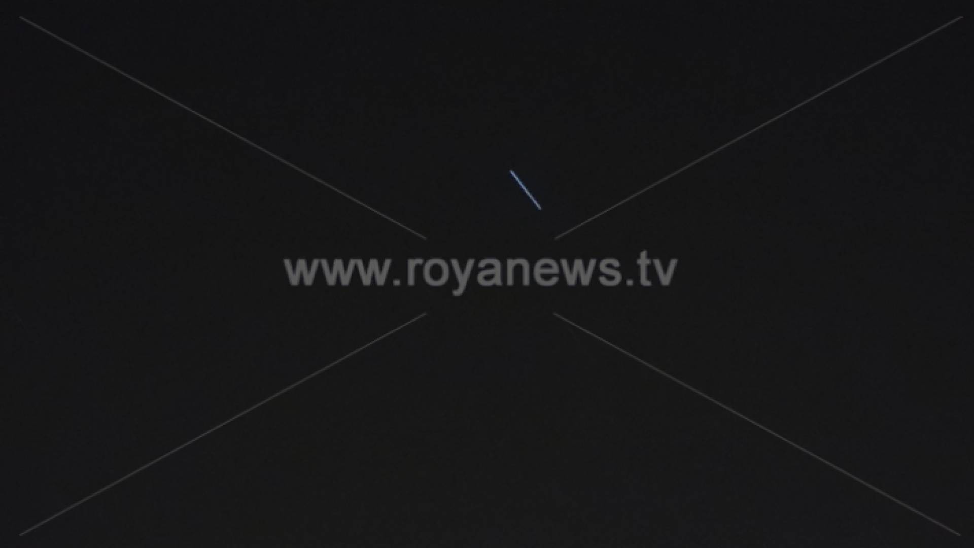 الصاروخ الصيني التائه يمر في سماء الأردن - تصوير الفلكي عماد مجاهد