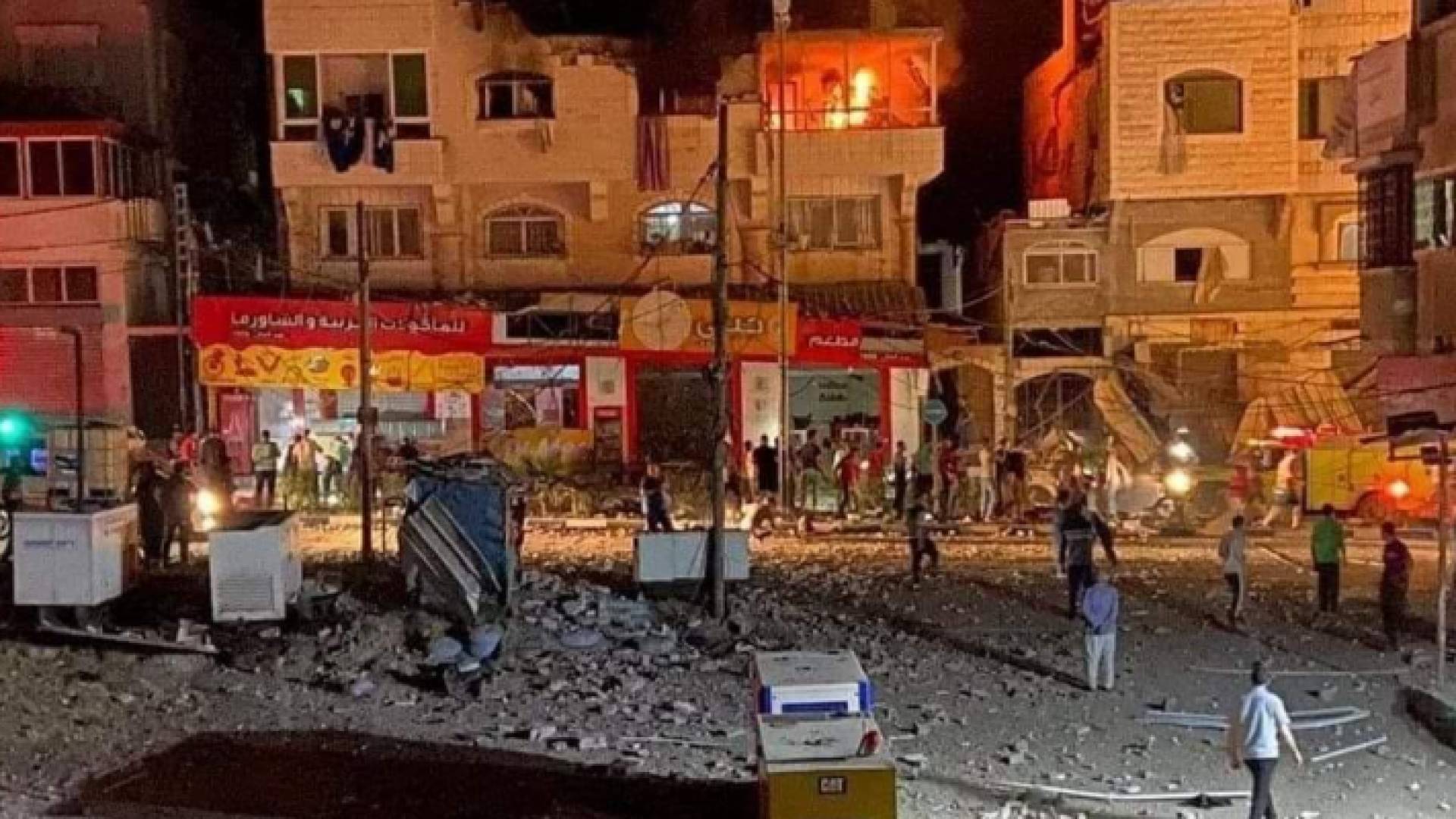 الشقة التي تم استهدافها