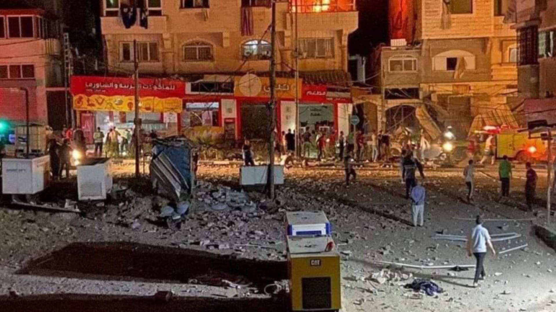 من قصف طائرات الاحتلال الاسرائيلي لقطاع غزة