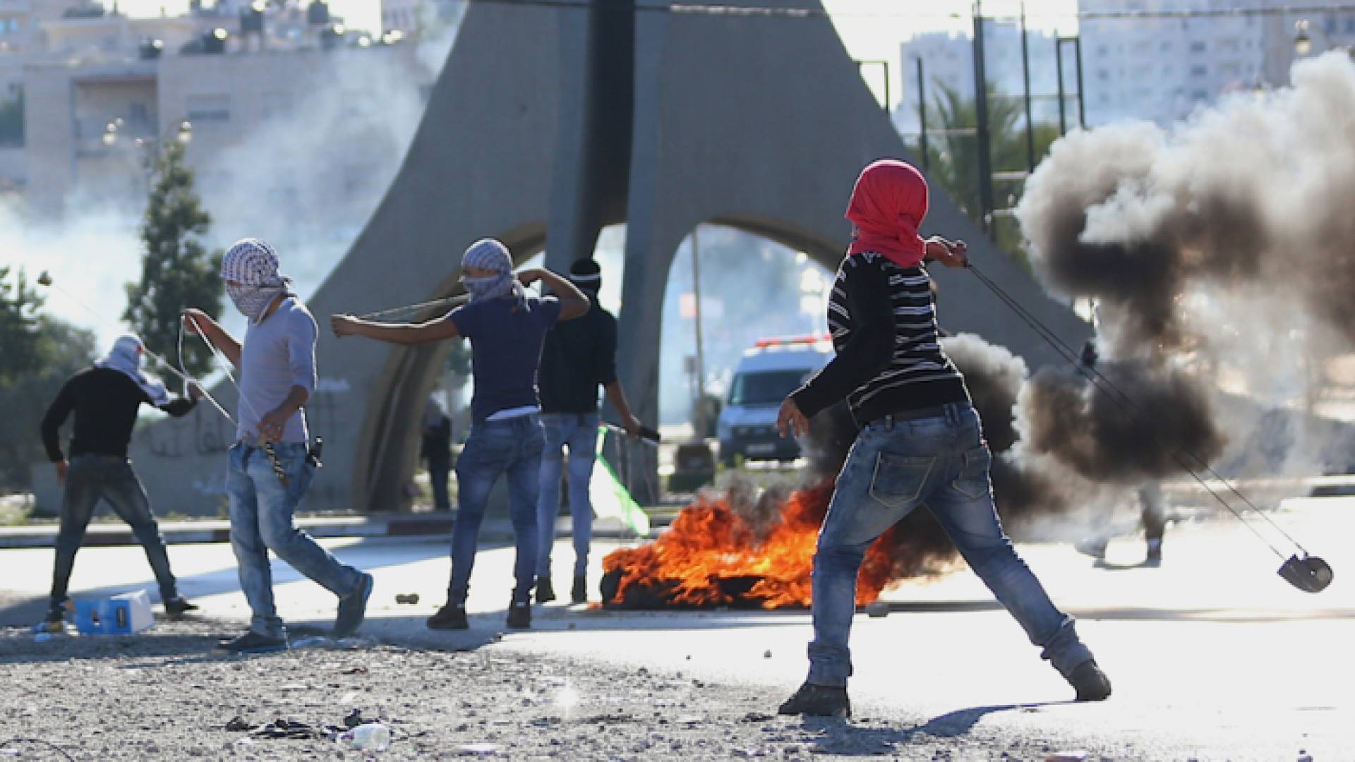 من المواجهات بين الفلسطينيين والاحتلال الإسرائيلي في الضفة الغربية - أرشيفية