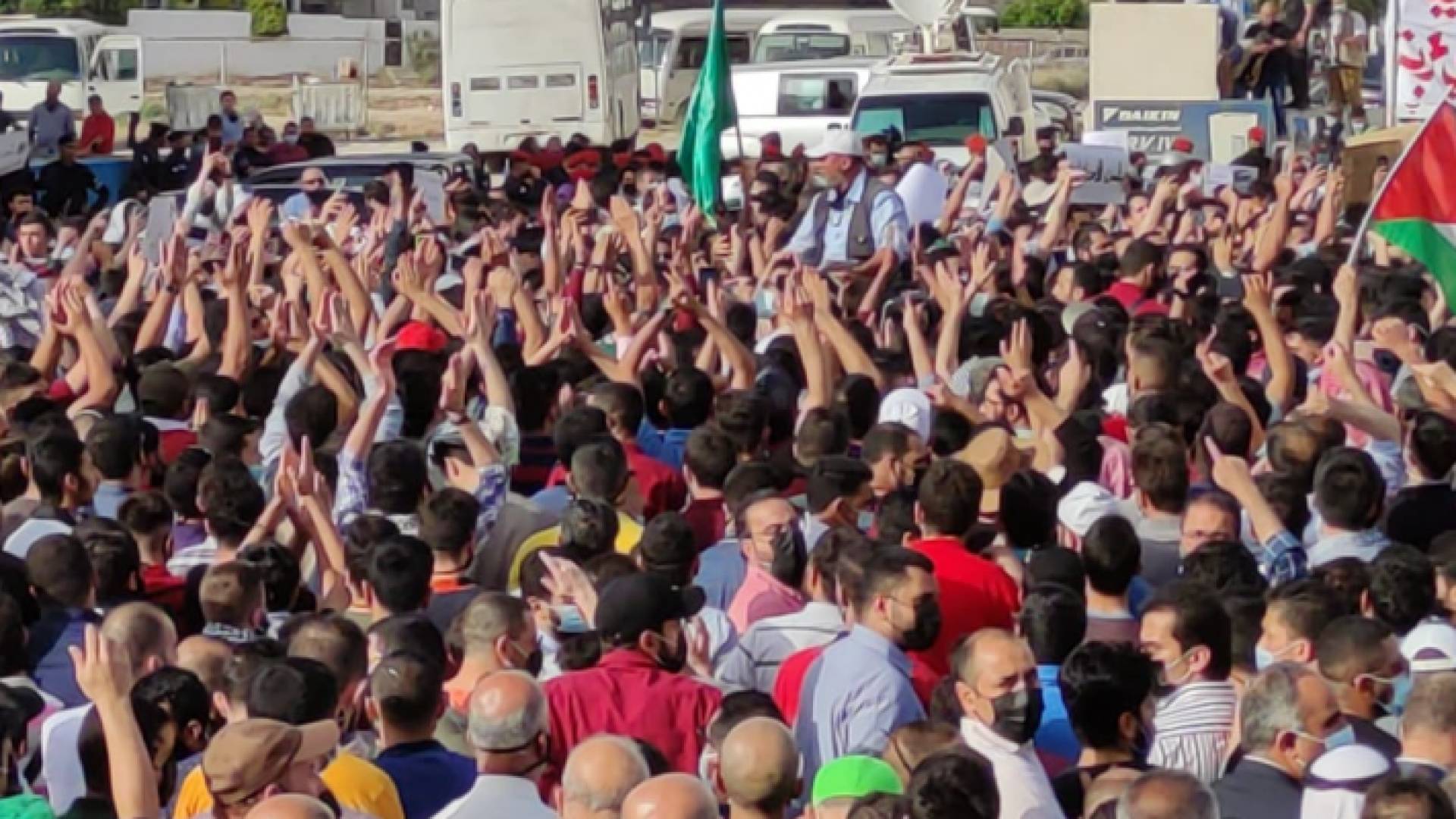 مسيرة في عمان نصرة لفلسطين