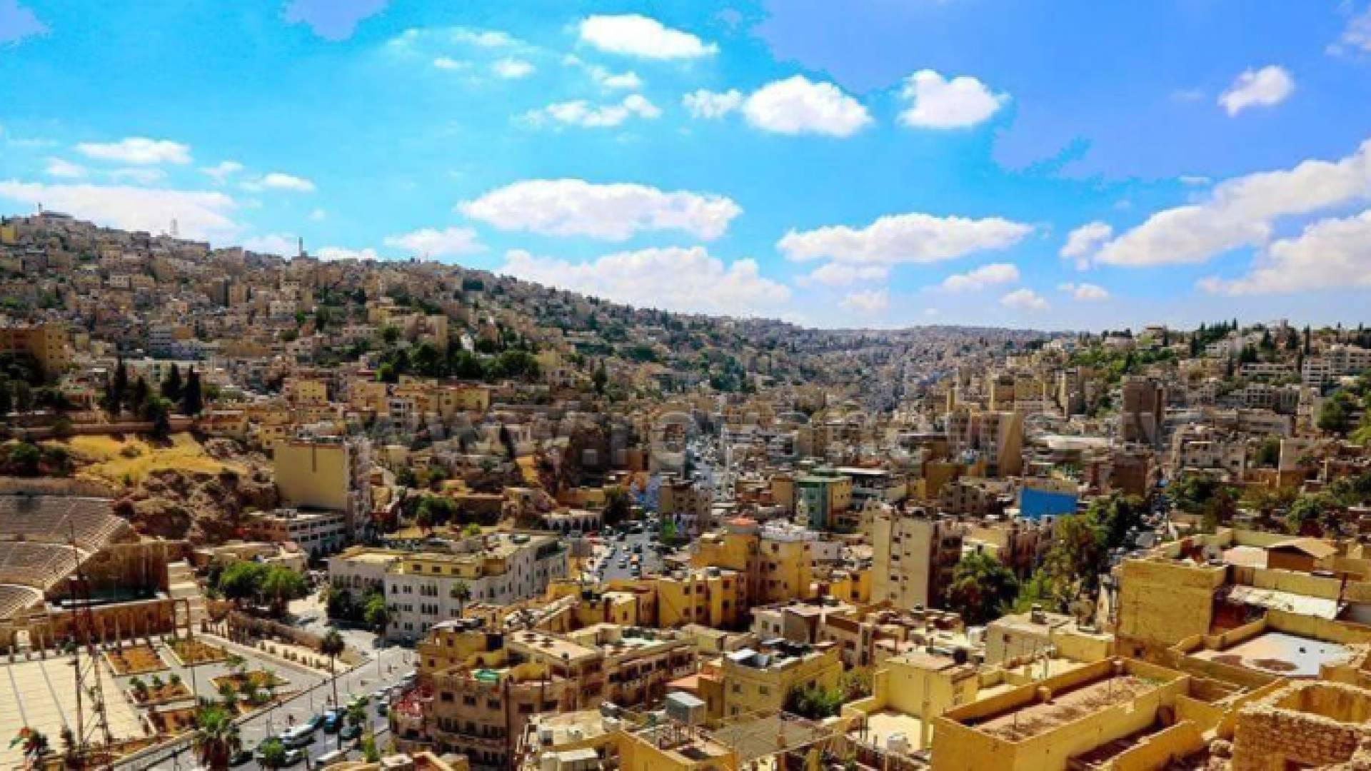 صورة عامة للعاصمة عمان