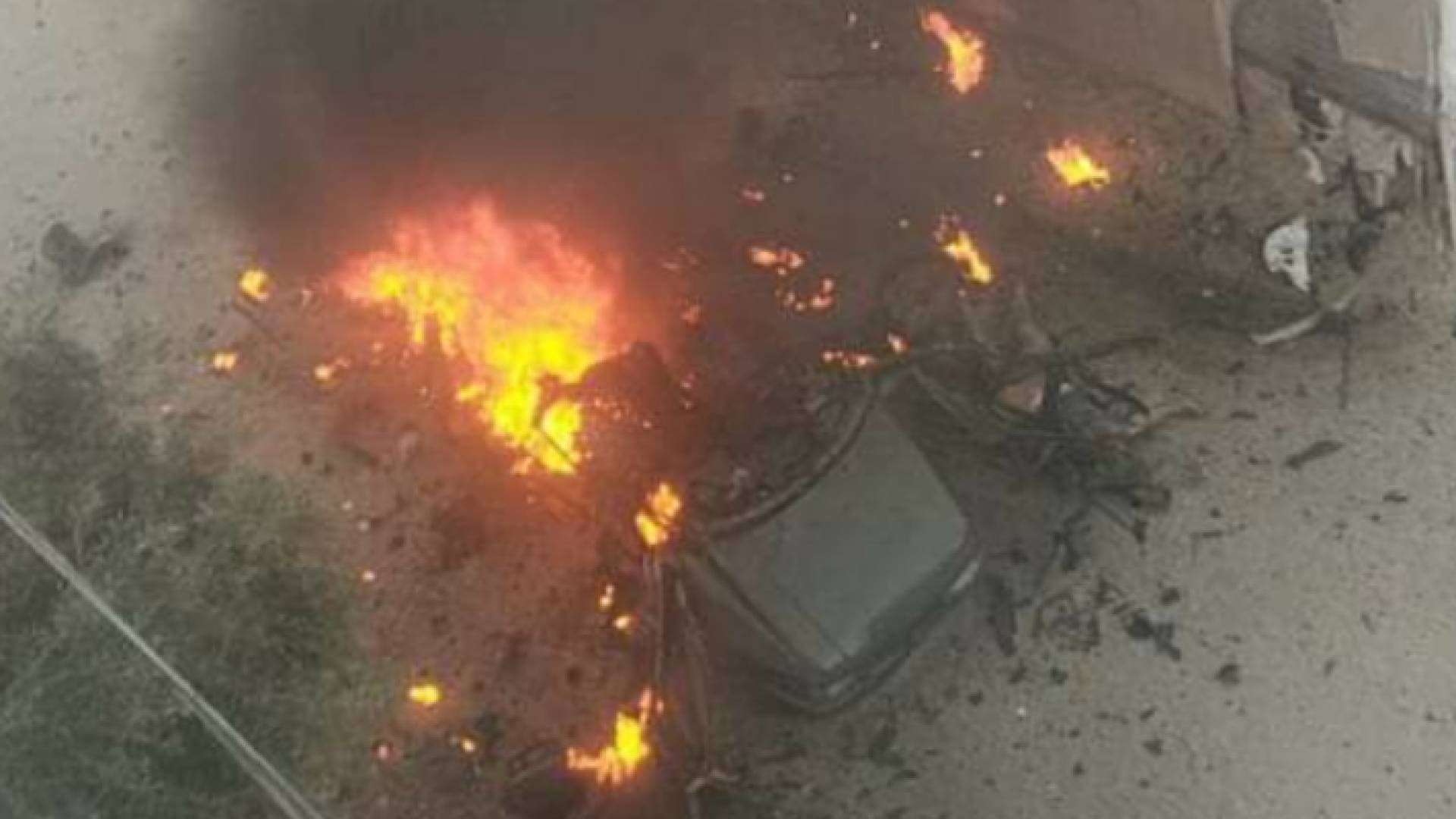 المركبة التي استهدفتها طائرات الاحتلال الاسرائيلي في الشيخ رضوان بغزة