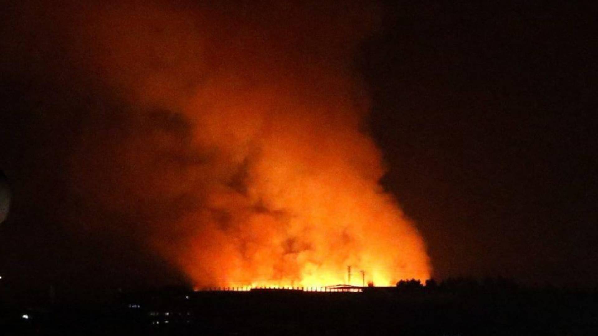 من قصف الاحتلال الاسرائيلي الذي استهدف مناطق في قطاع غزة