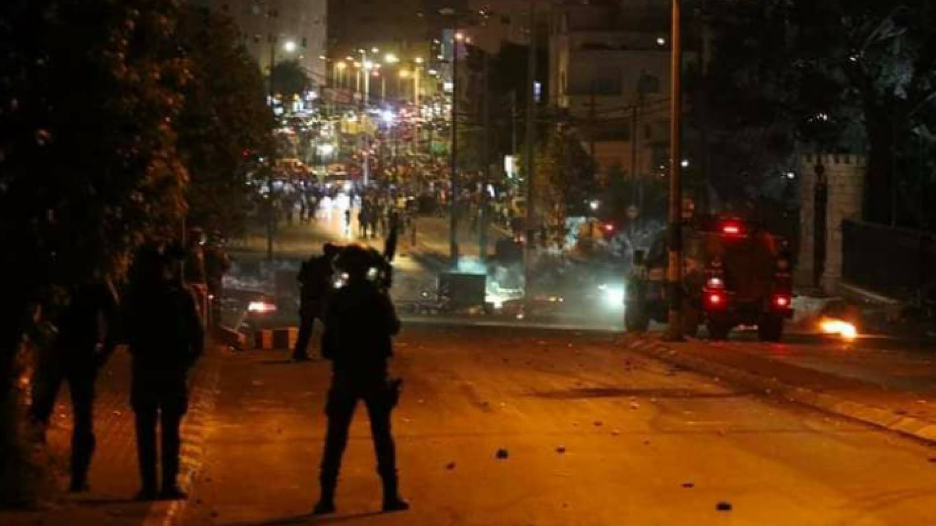 من المواجهات بين الفلسطينيين والاحتلال الاسرائيلي في الضفة الغربية