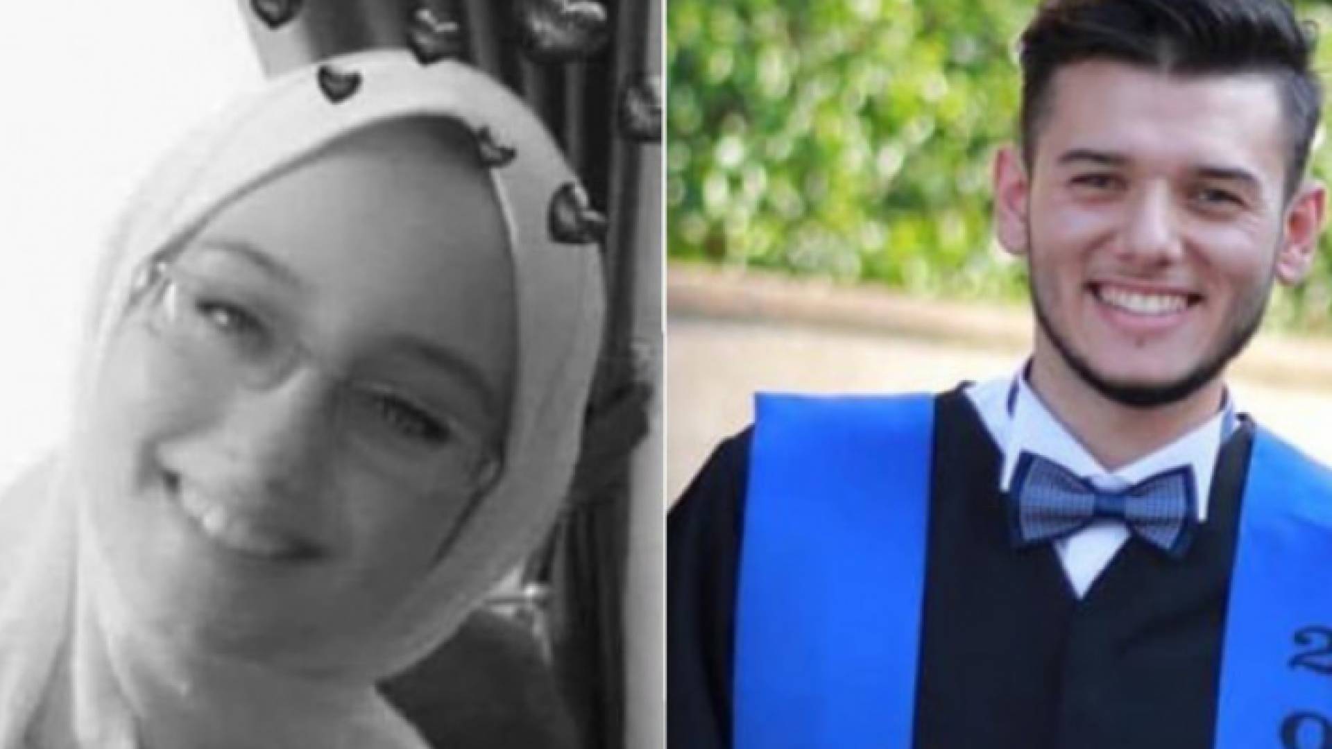 أنس وخطيبته الشهيدة شيماء