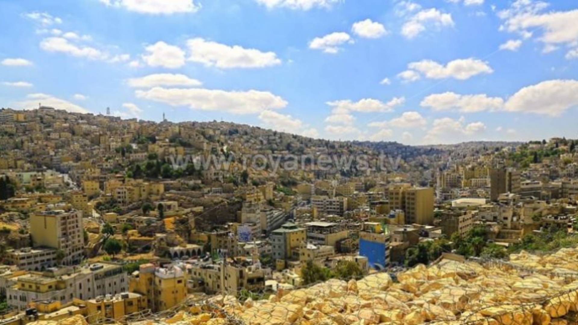 صورة عامة للعاصمة عمان