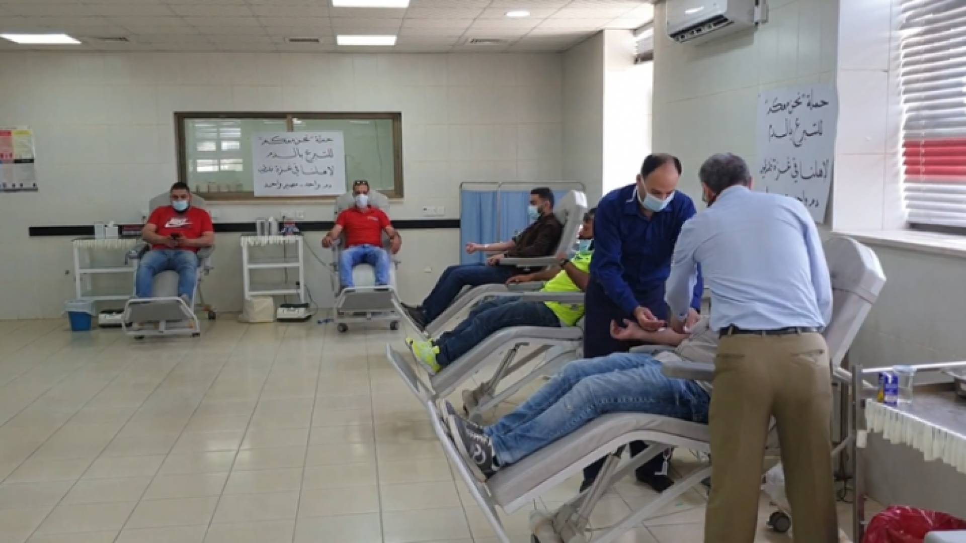 حملة للتبرع بالدم في إربد