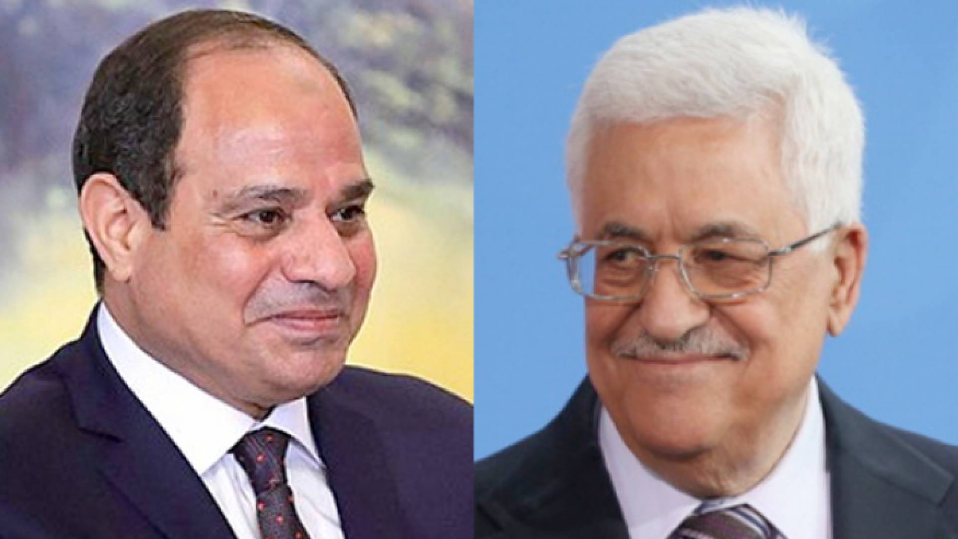 عباس والسيسي - صورة مركبة