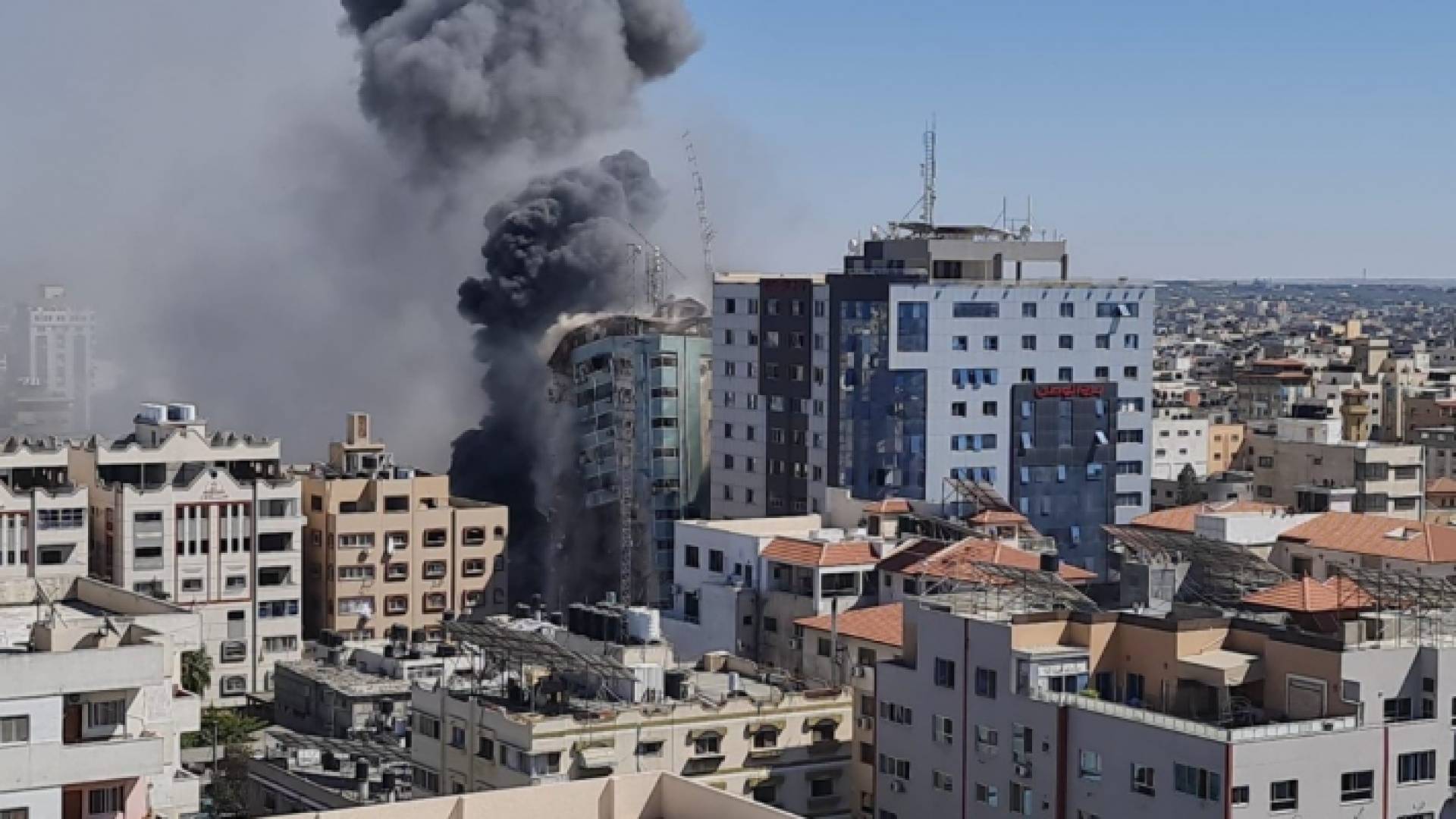 جانب من الدمار الذي خلفه القصف الإسرائيلي على غزة