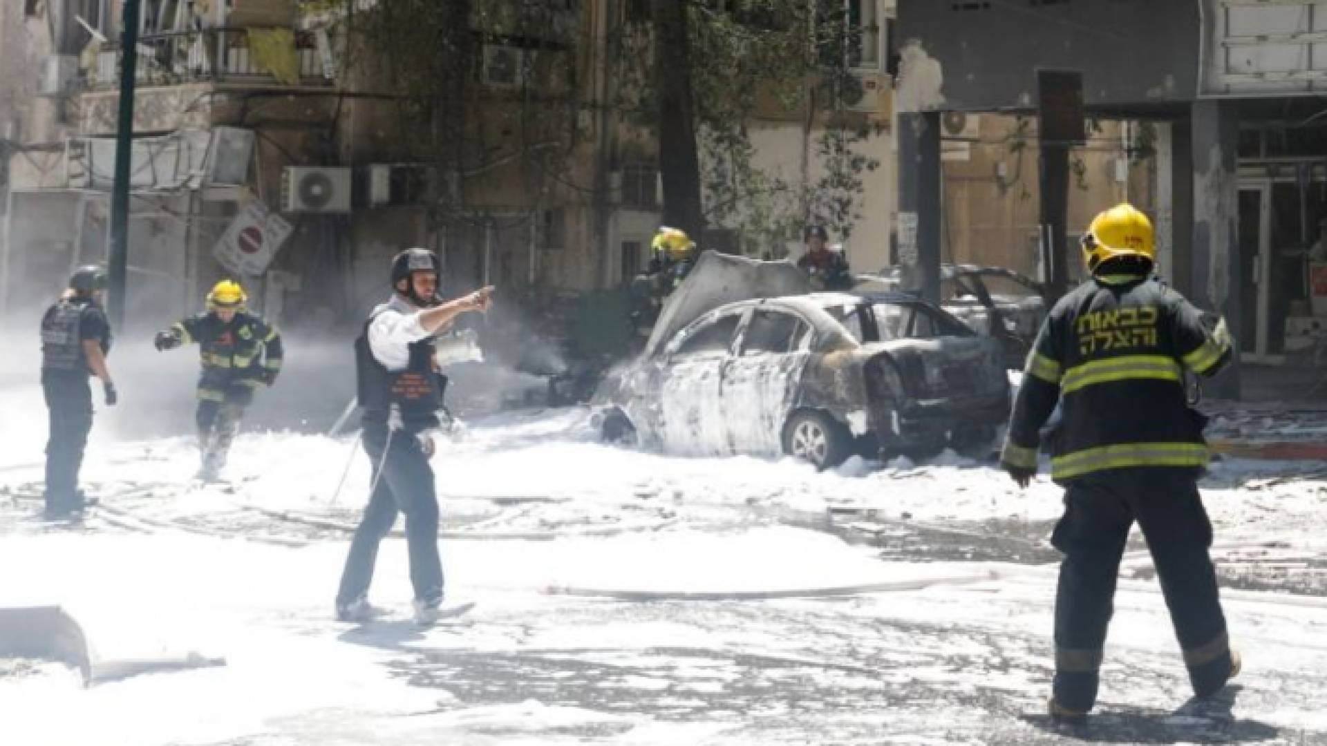 الصورة من قصف المقاومة الفلطسينية للأراضي المحتلة