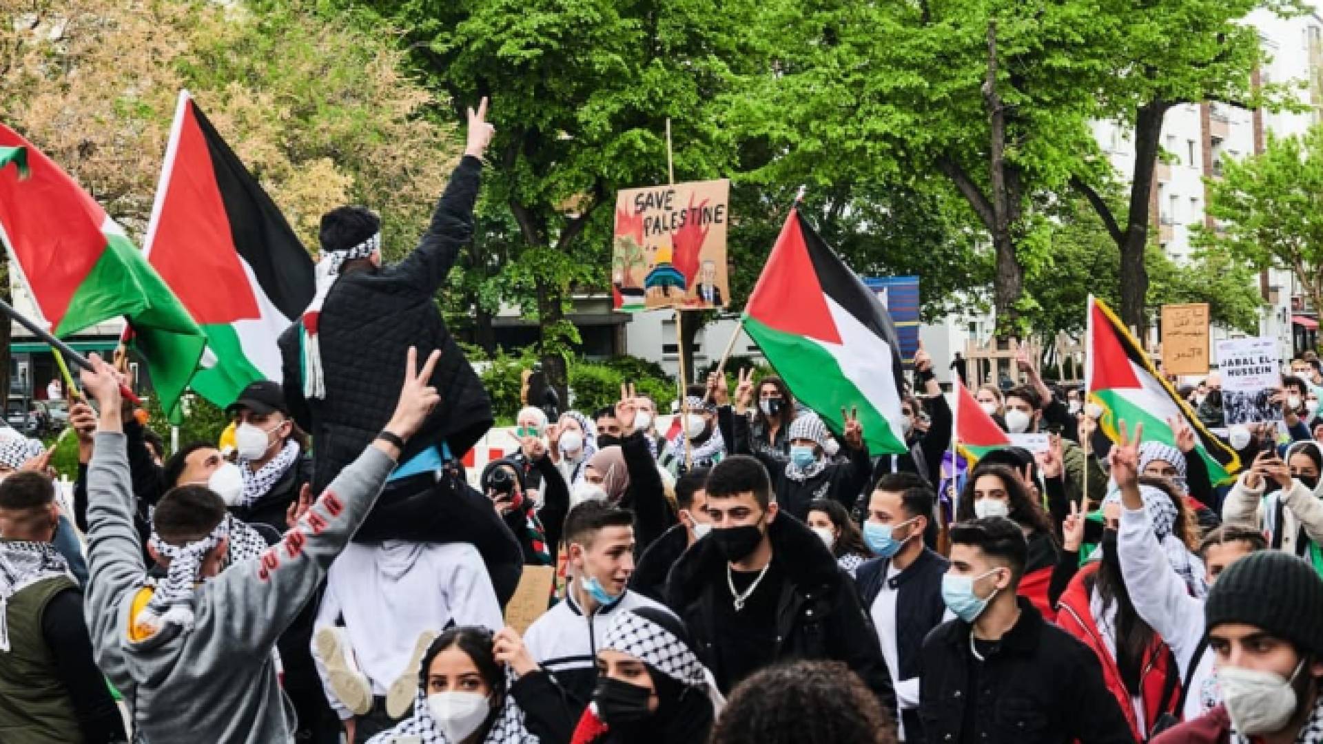 من المظاهرات في المانيا