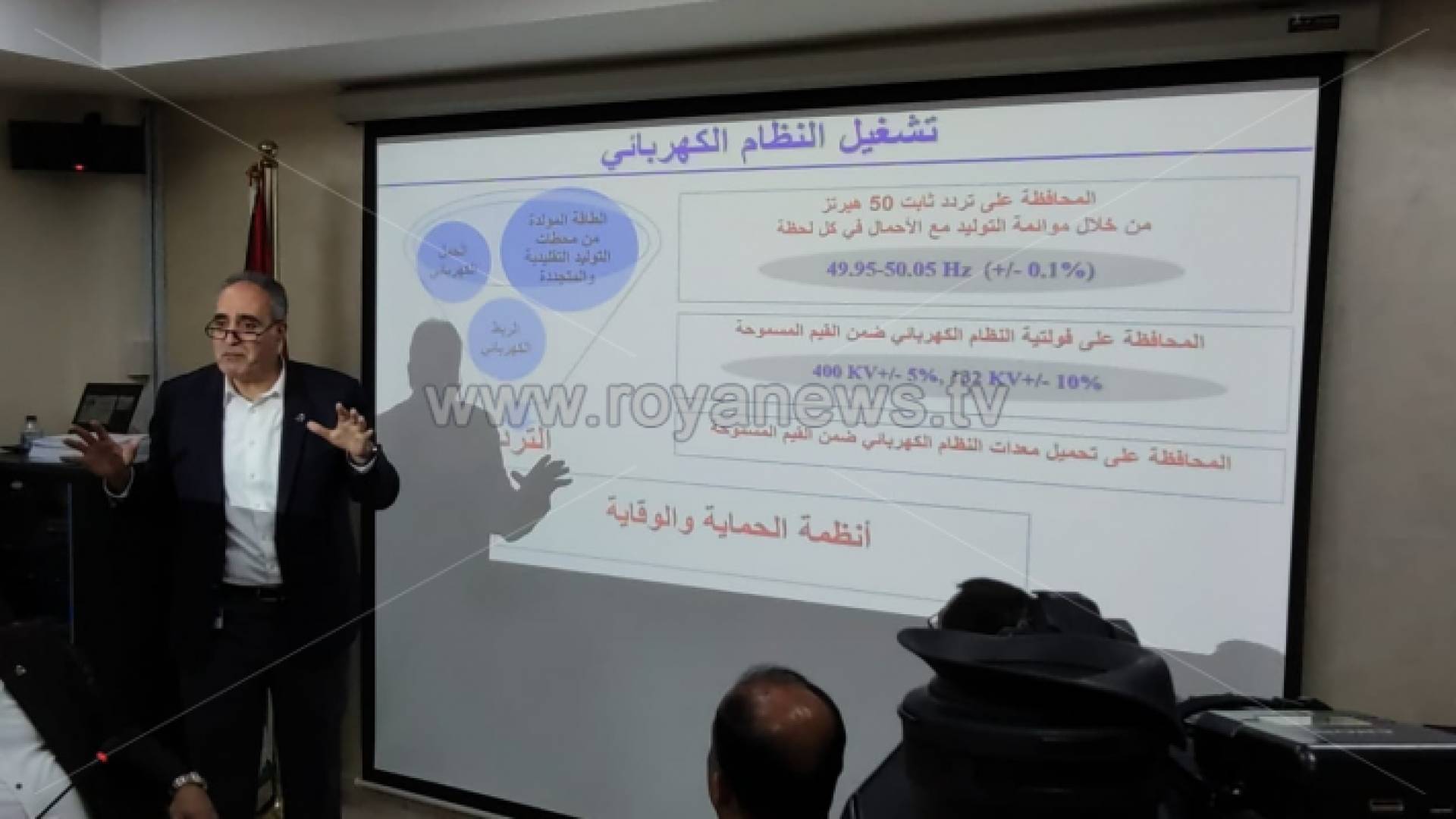 الرواشدة يشرح حيثيات انقطاع التيار الكهربائي عن الأردن