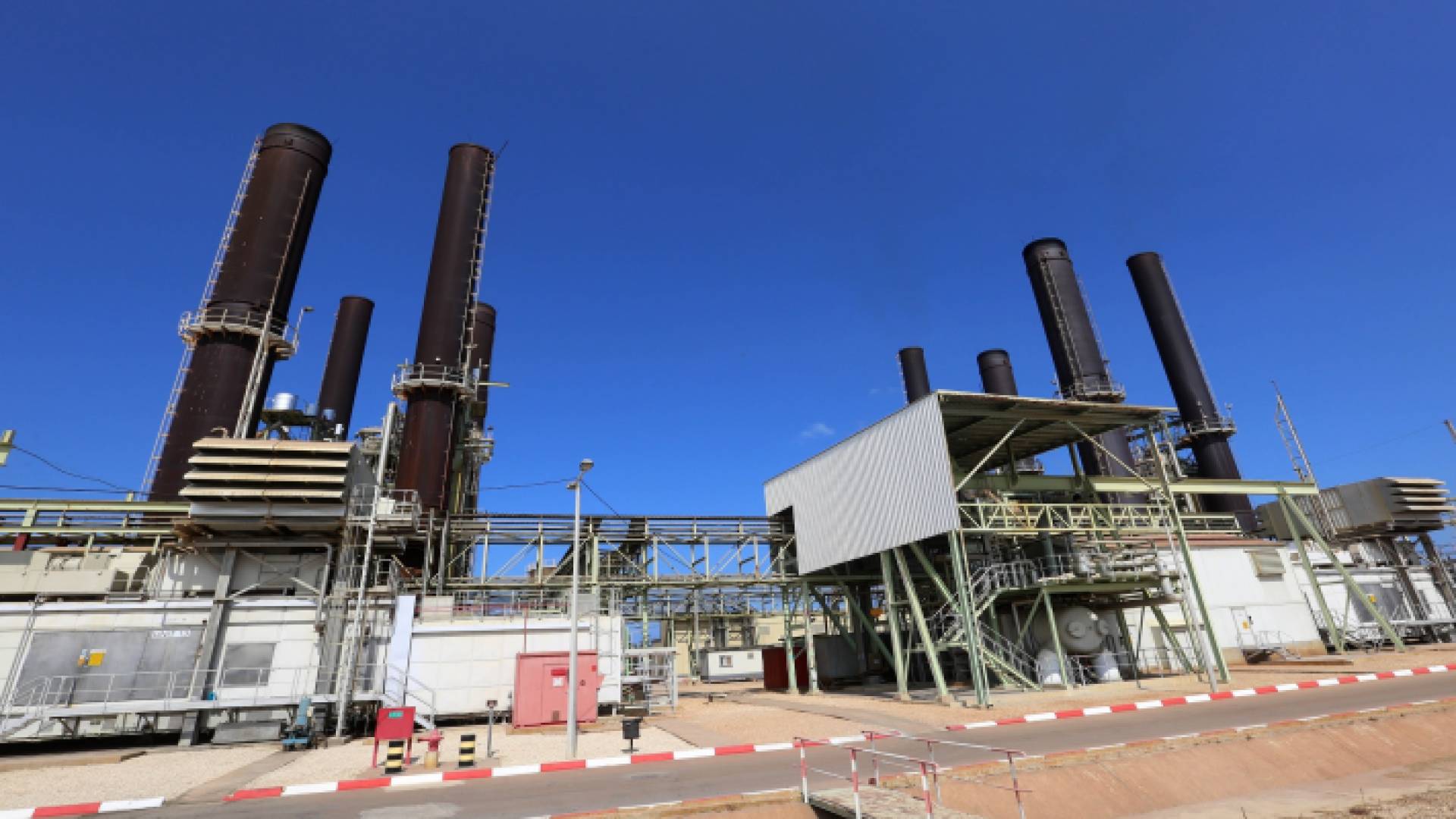 محطة توليد كهرباء غزة