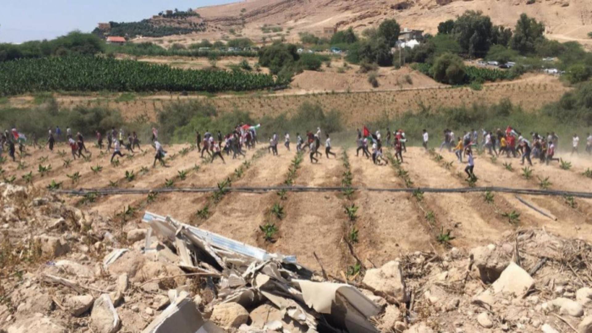 الحدود الأردنية الفلسطينة