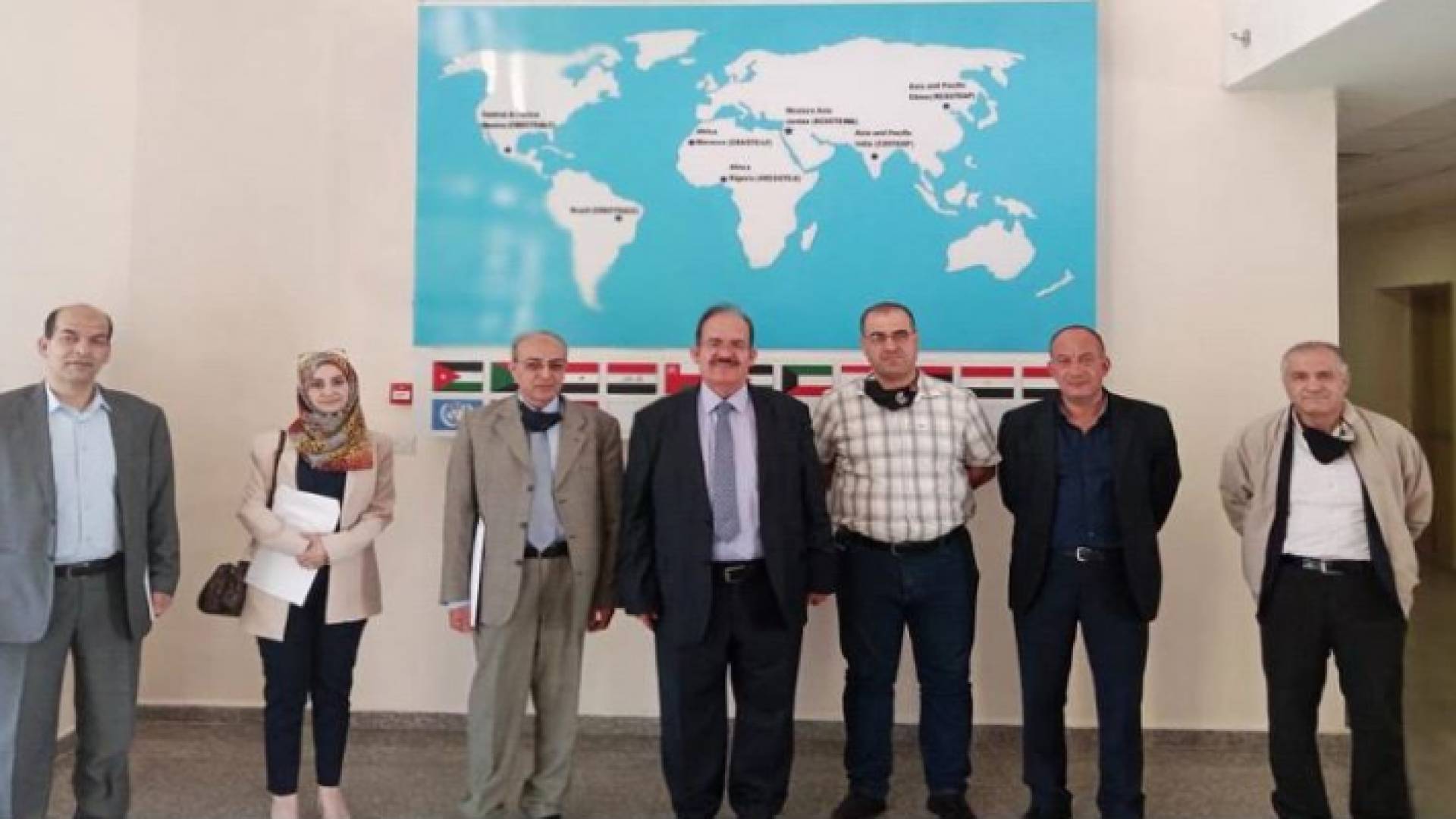 وفد من بلدية اريد يزور المركز الاقليمي لتدريس علوم وتكنولوجيا الفضاء لغرب آسيا