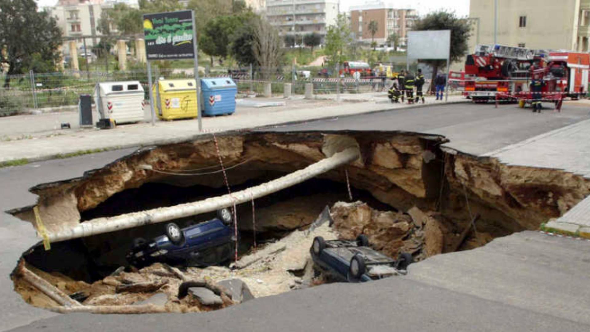 زادت حوادث الحفر العملاقة في إيطاليا مؤخرا