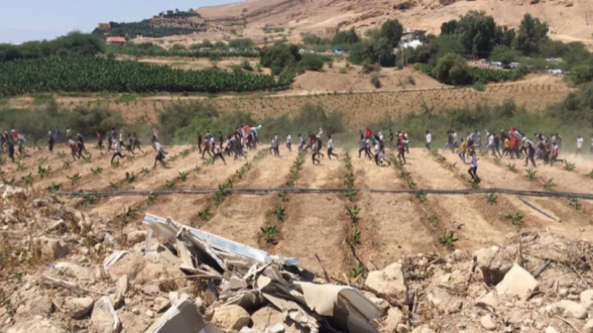 الحدود الأردنية الفلسطينة