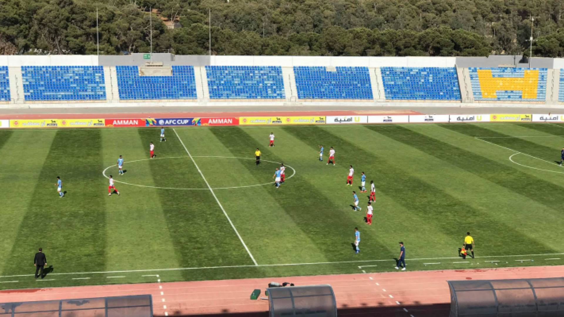 من اللقاء الذي جمع الفيصلي بالكويت الكويتي