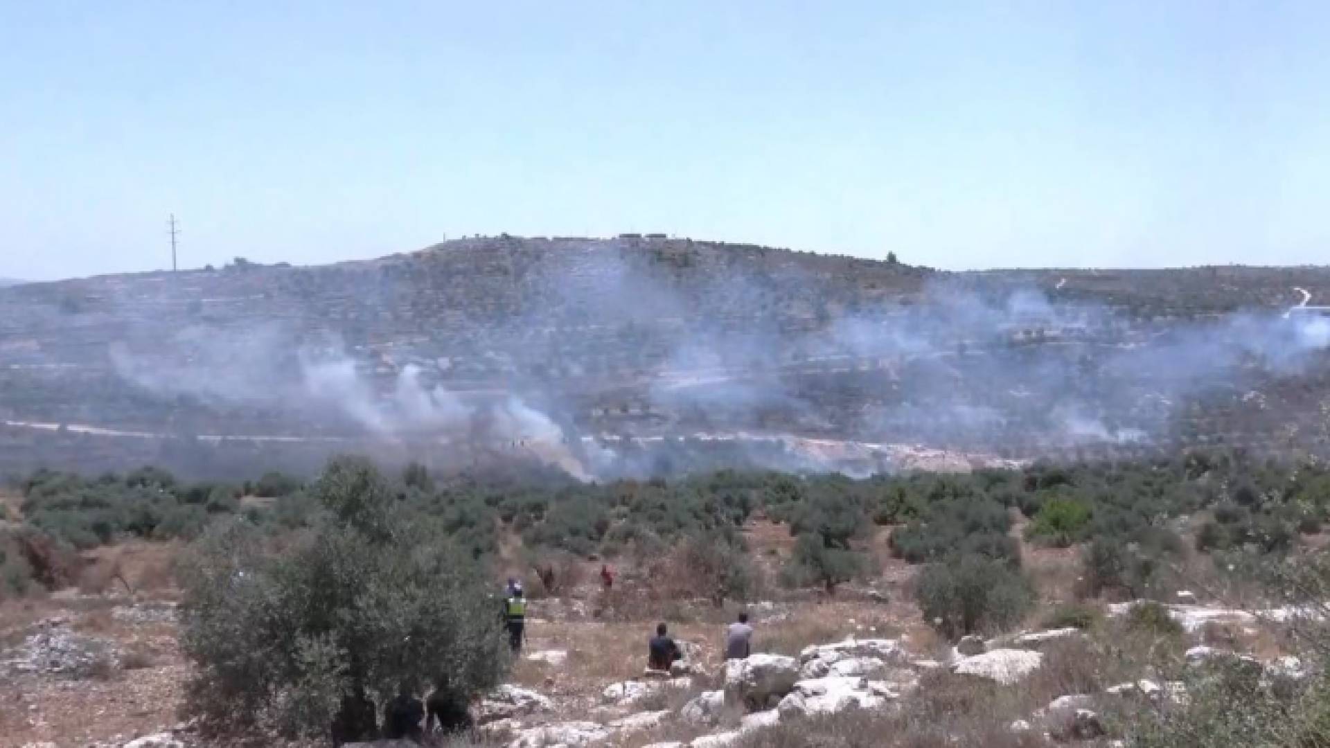 من المواجهات في نابلس