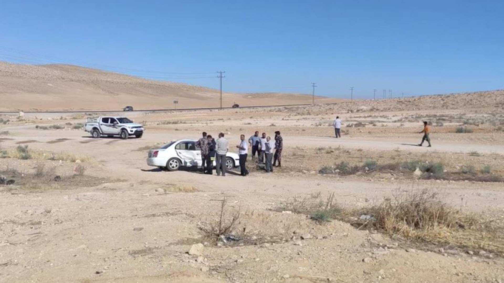 وقع الحادث على مثلث الفيحاء اوتوستراد المفرق الزرقاء