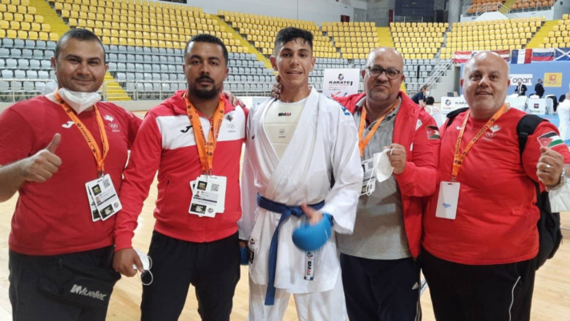 الأردني يوسف نوفل يتوج بذهبية بطولة العالم للشباب للكاراتيه