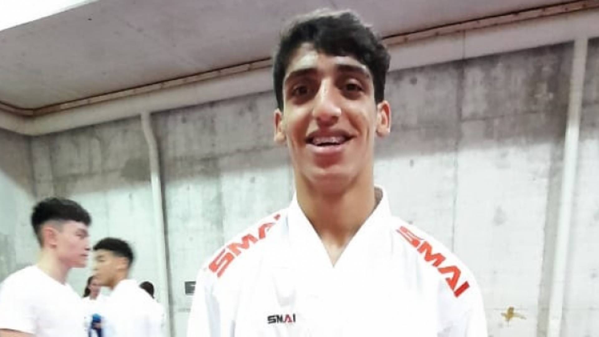 لاعب منتخب الكراتيه للشباب والناشئين محمد الجعفري