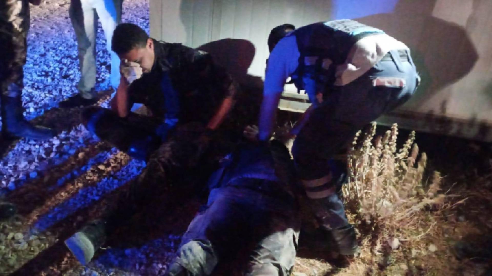 اصابات في صفوف القوة الامنية التي تتعامل مع اعمال الشغب في ناعور