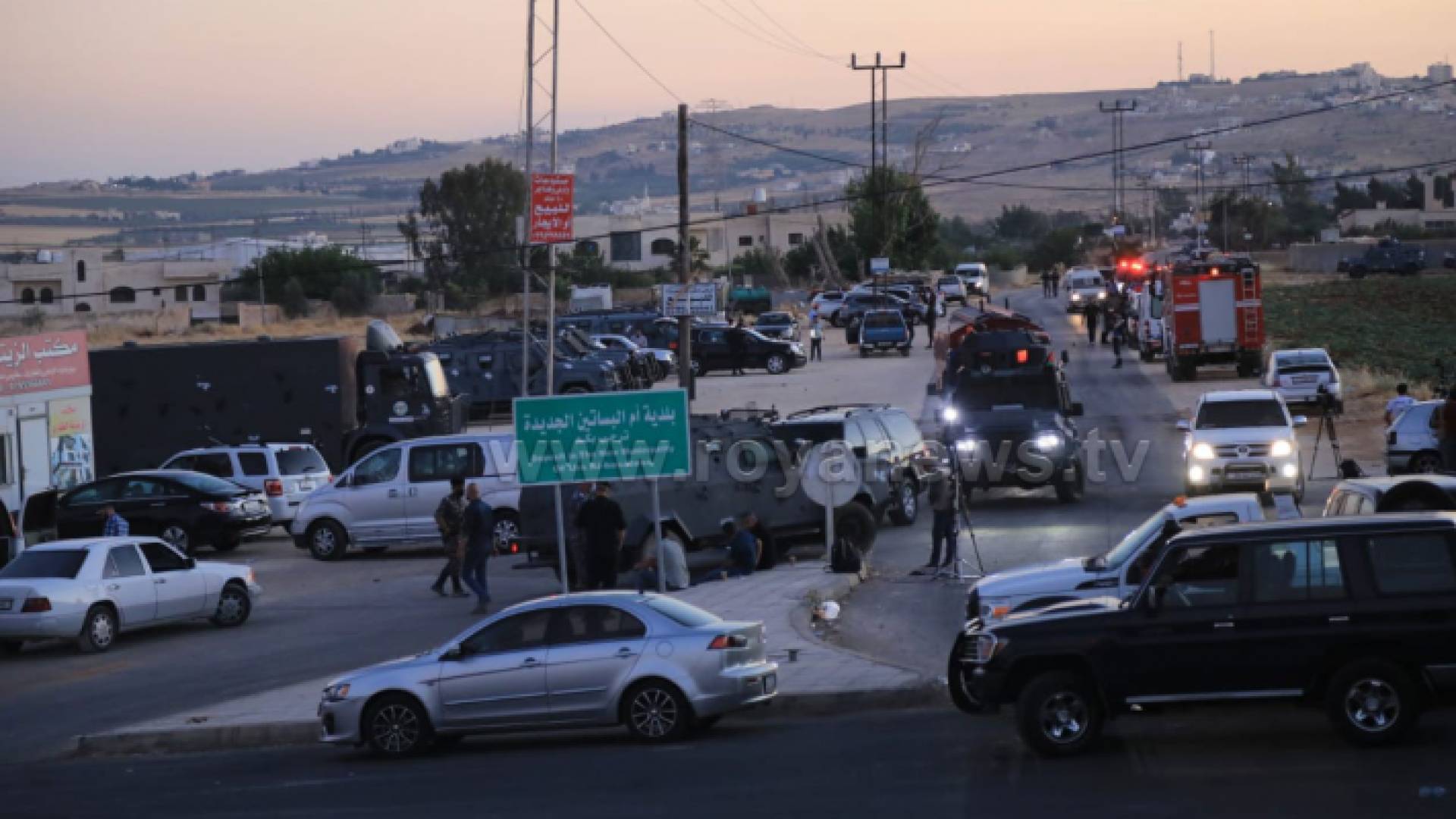 الصورة من منطقة أم البساتين التابعة للواء ناعور