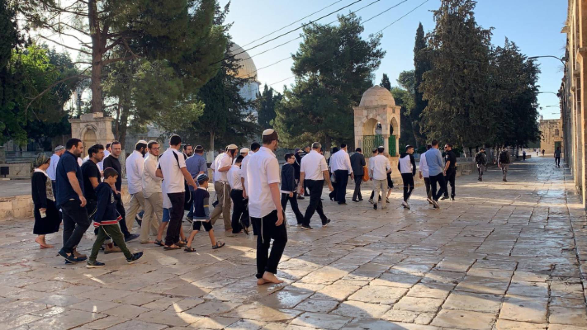 مستوطنون اسرائيليون في باحات المسجد الأقصى - أرشيفية