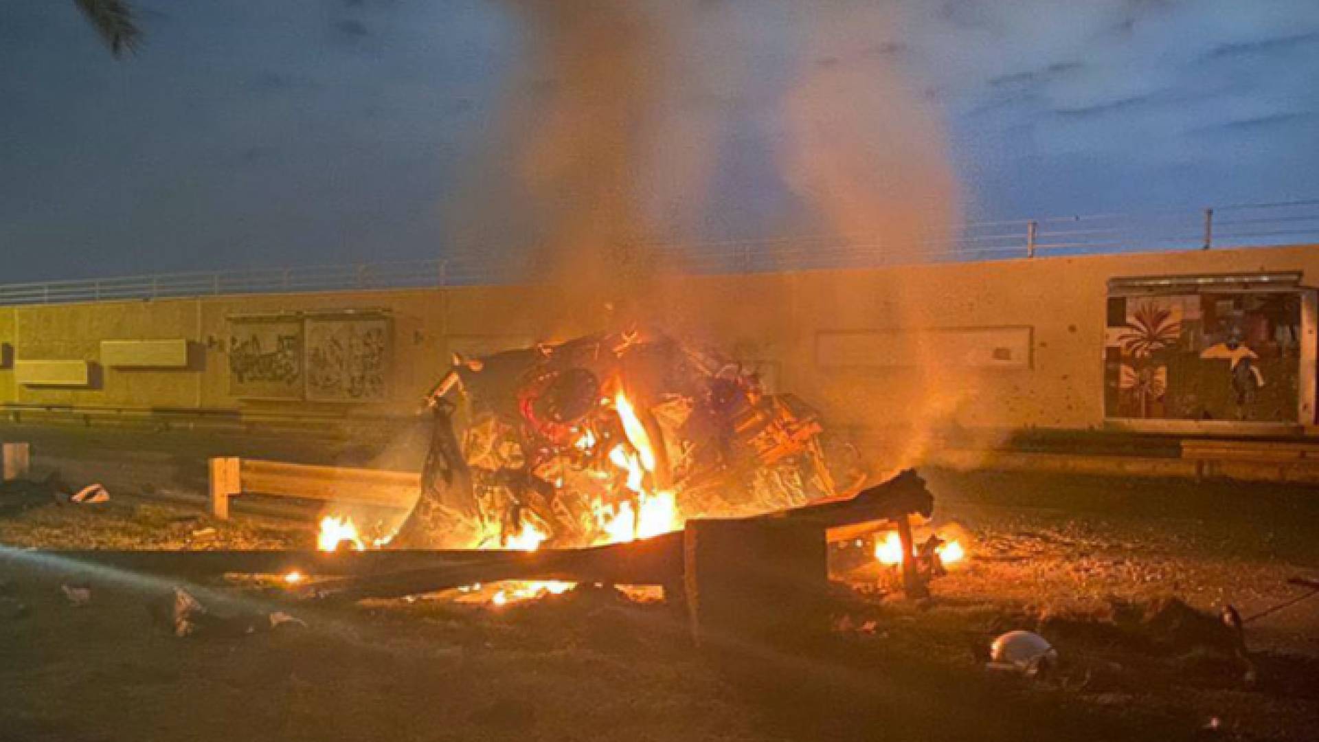 هجوم استهدف مطار بغداد الدولي - أرشيفية