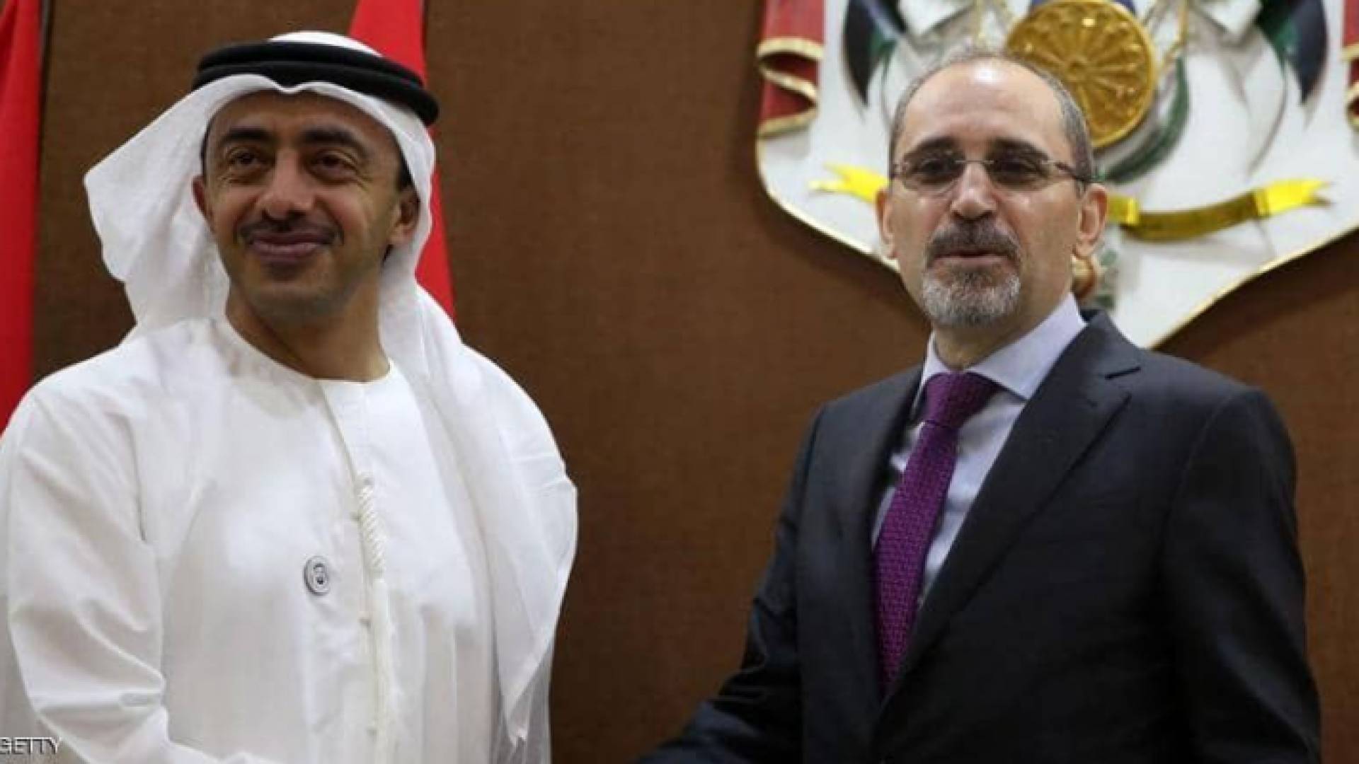 وزيرا خارجية الأردن والإمارات