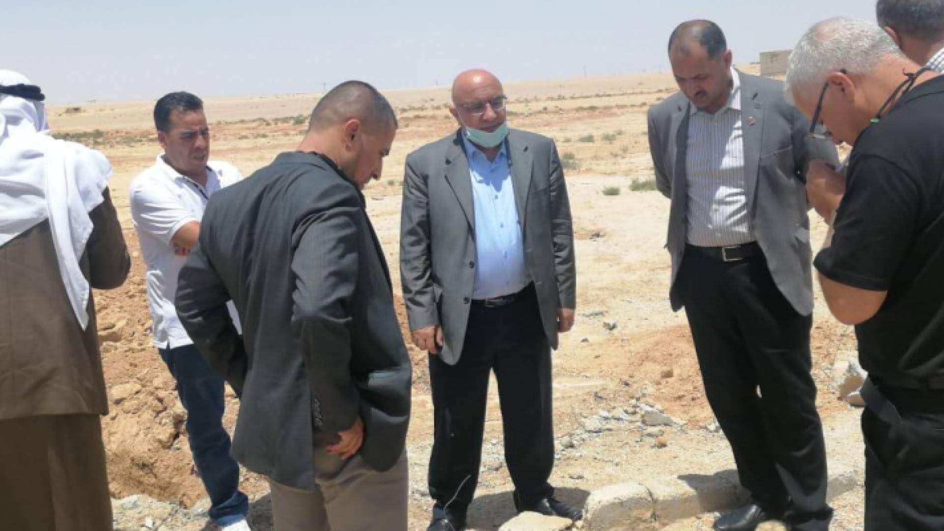 امين عام سلطة المياه يتفقد الواقع المائي في الطفيلة