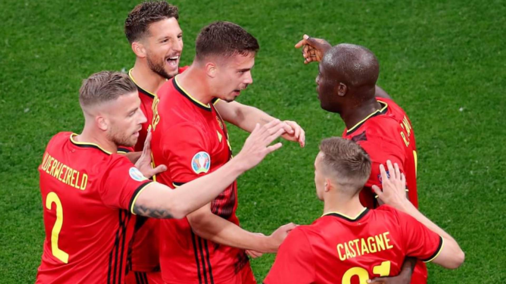 لاعبو المنتخب البلجيكي