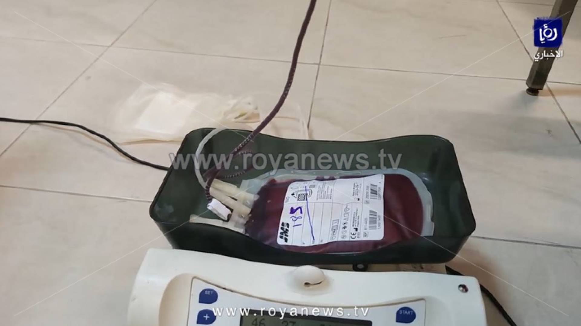 من حملة التبرع بالدم في مستشفى البادية الشمالية