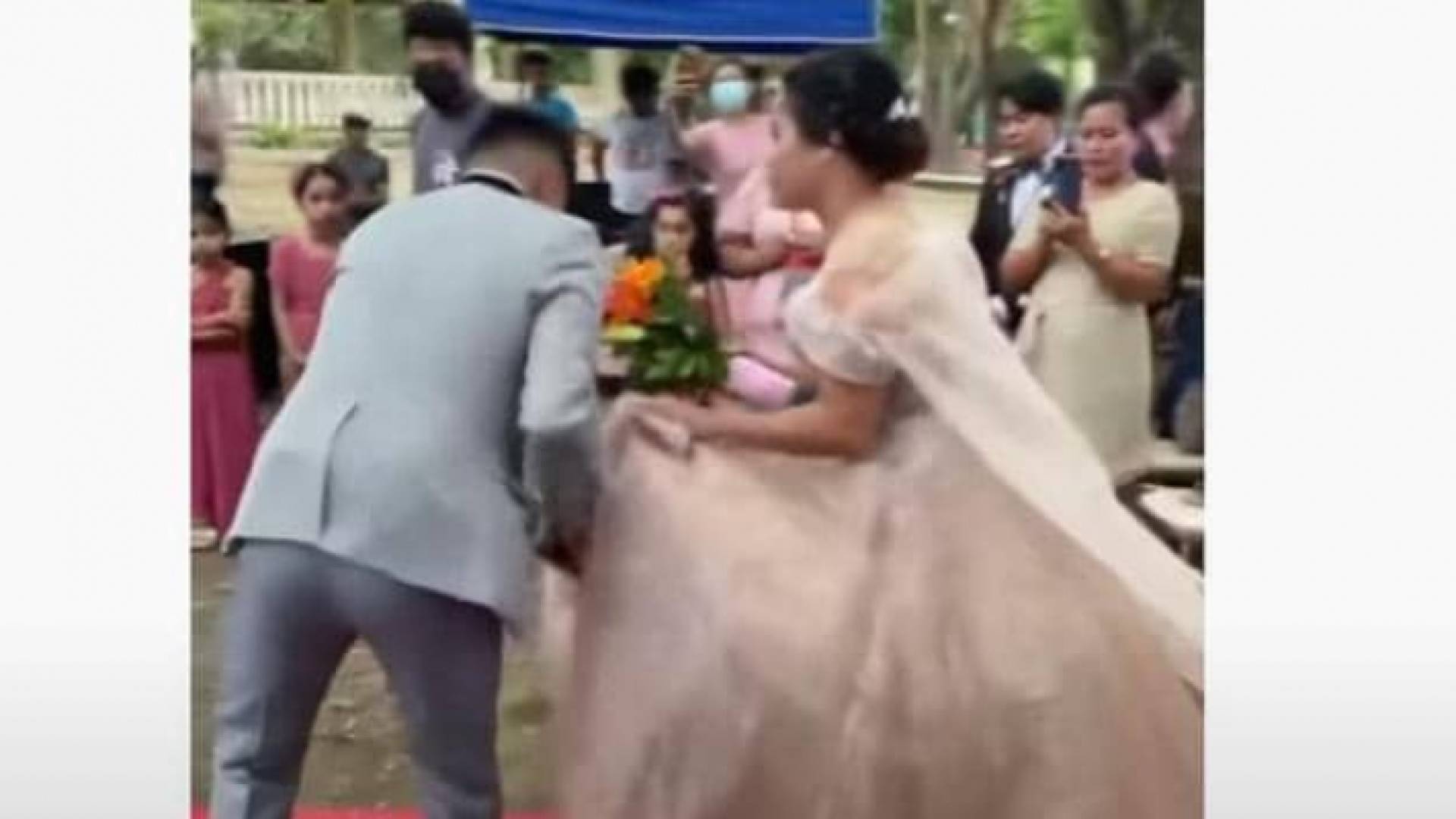 صورة من حفل الزفاف