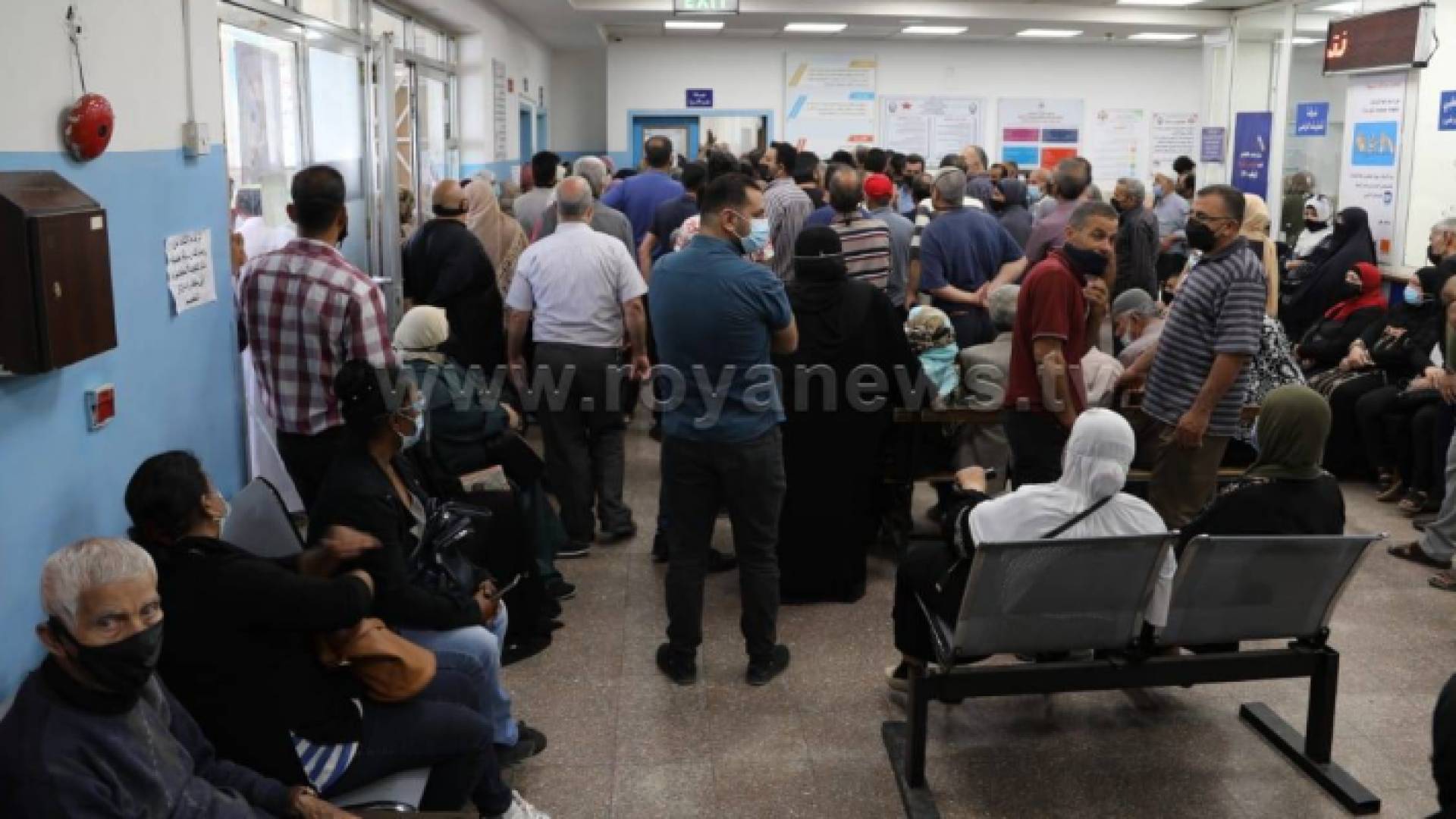 ازدحام في قسم الطوارئ بمستشفى البشير