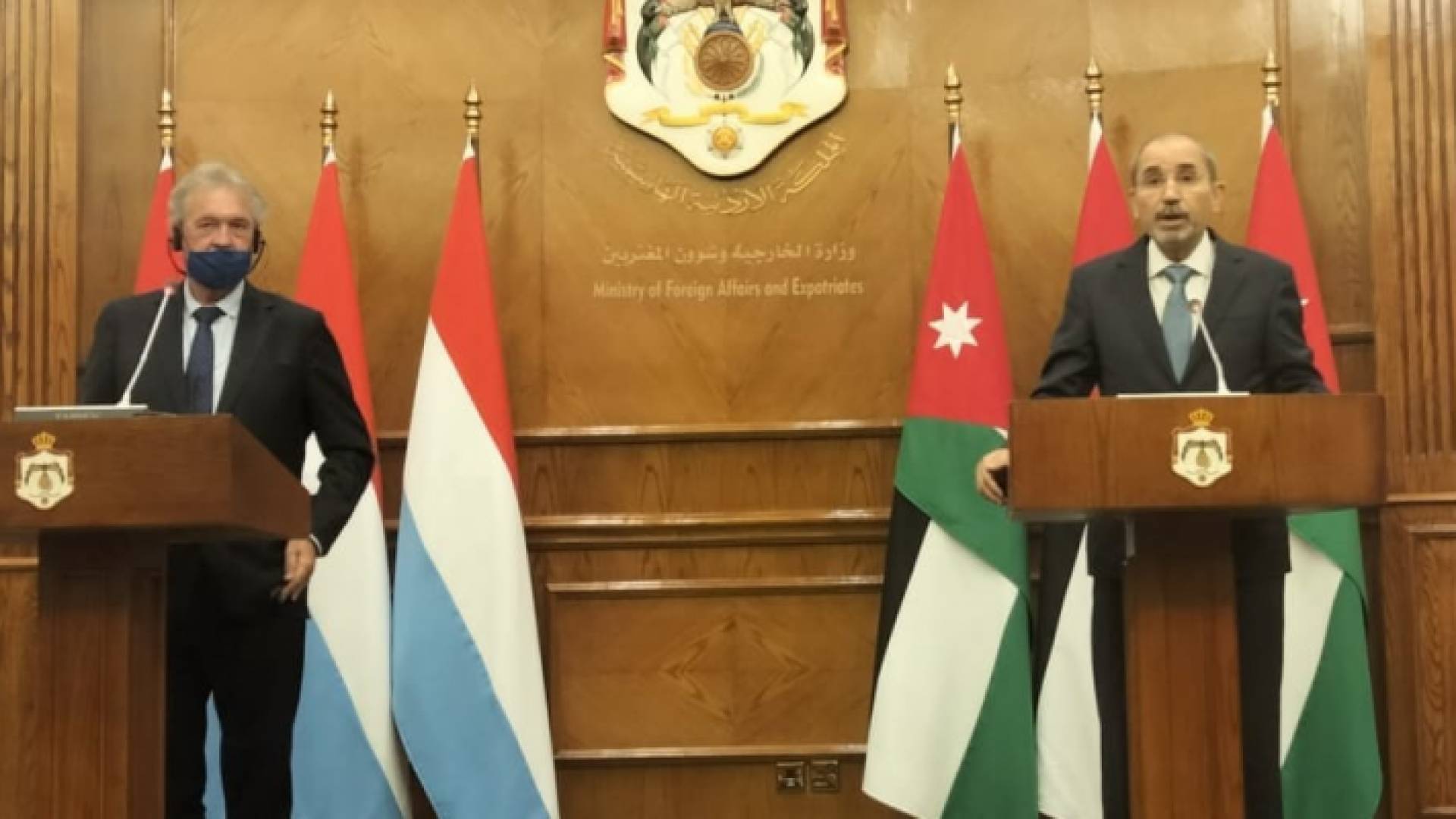 الصفدي وزير خارجية لوكسمبورغ