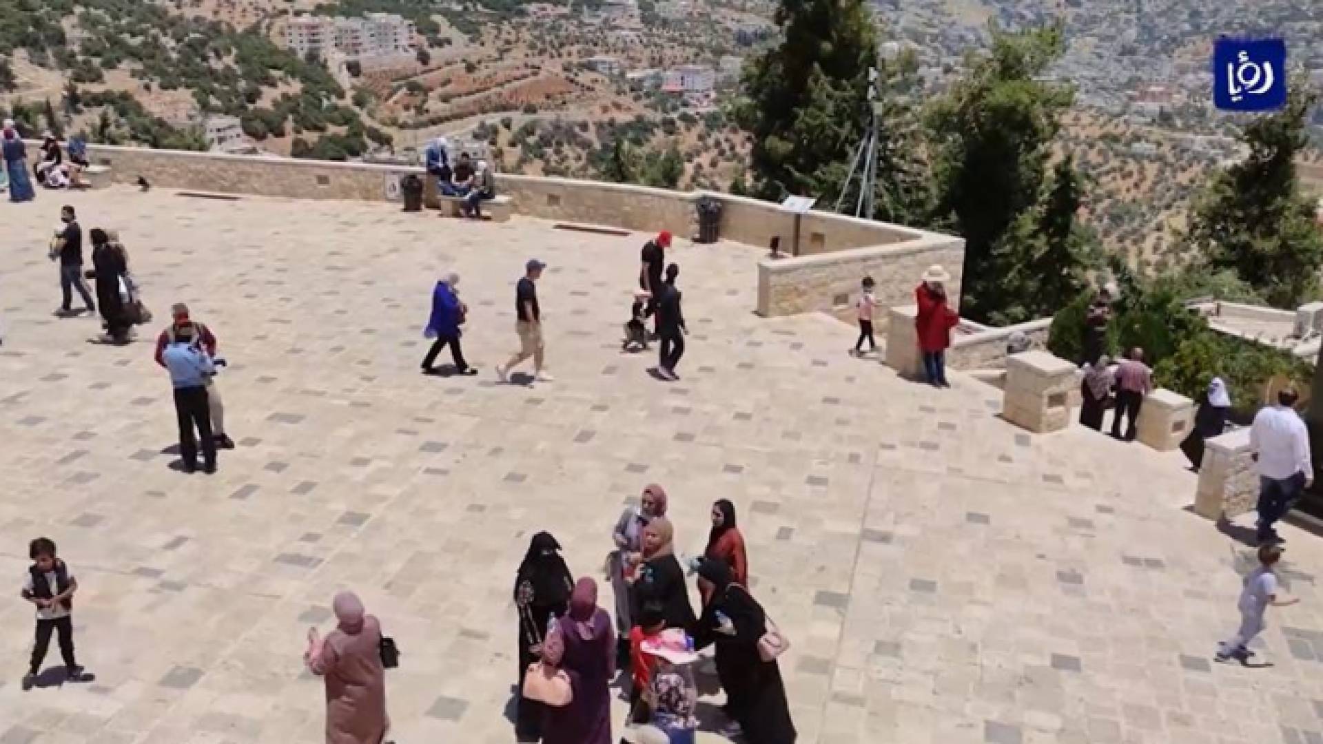 حركة سياحية نشطة تشهدها محافظة عجلون