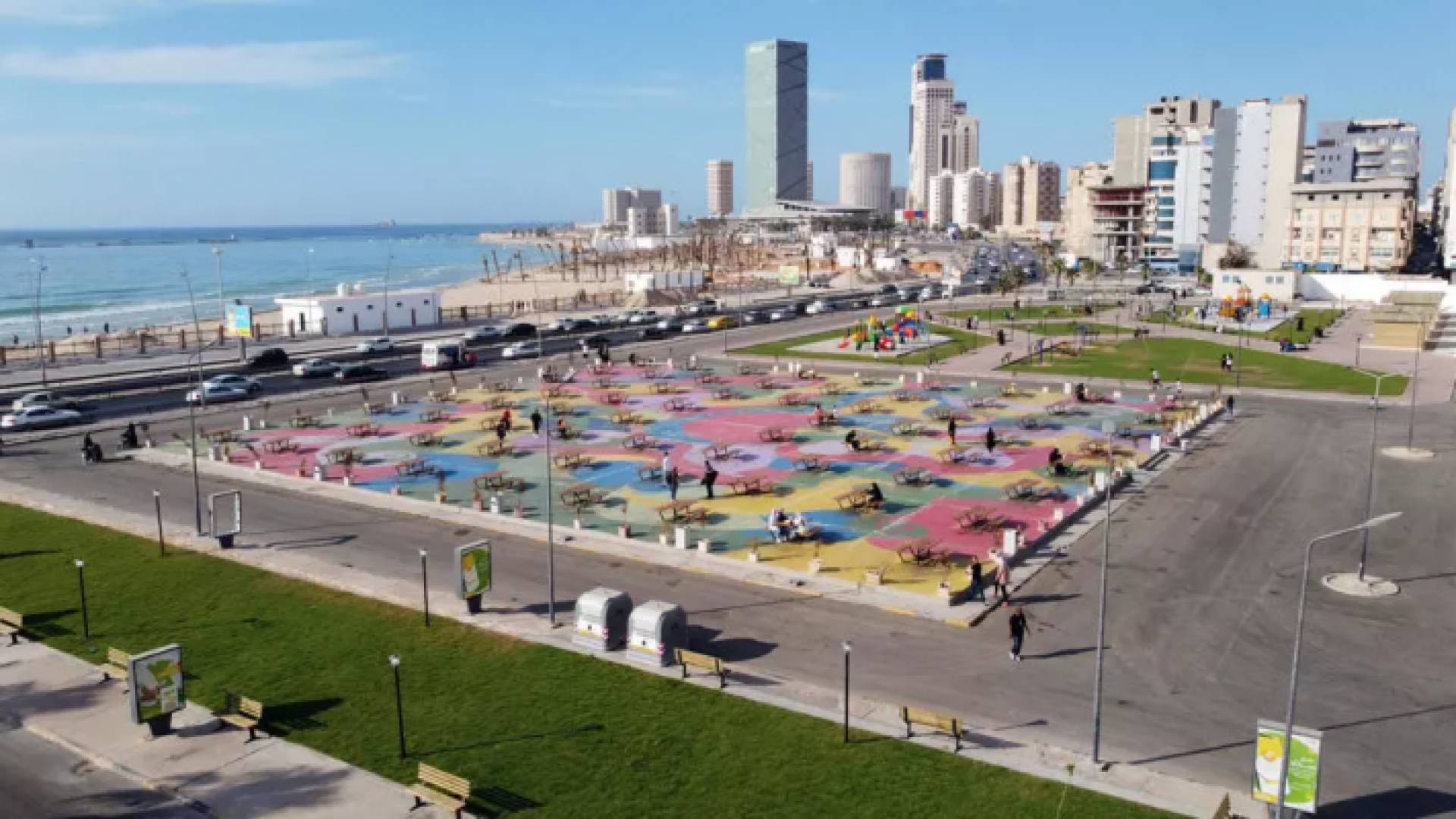 ثكنة "بنات القذافي" في ليبيا تتحول إلى مجمع ترفيهي وسط طرابلس