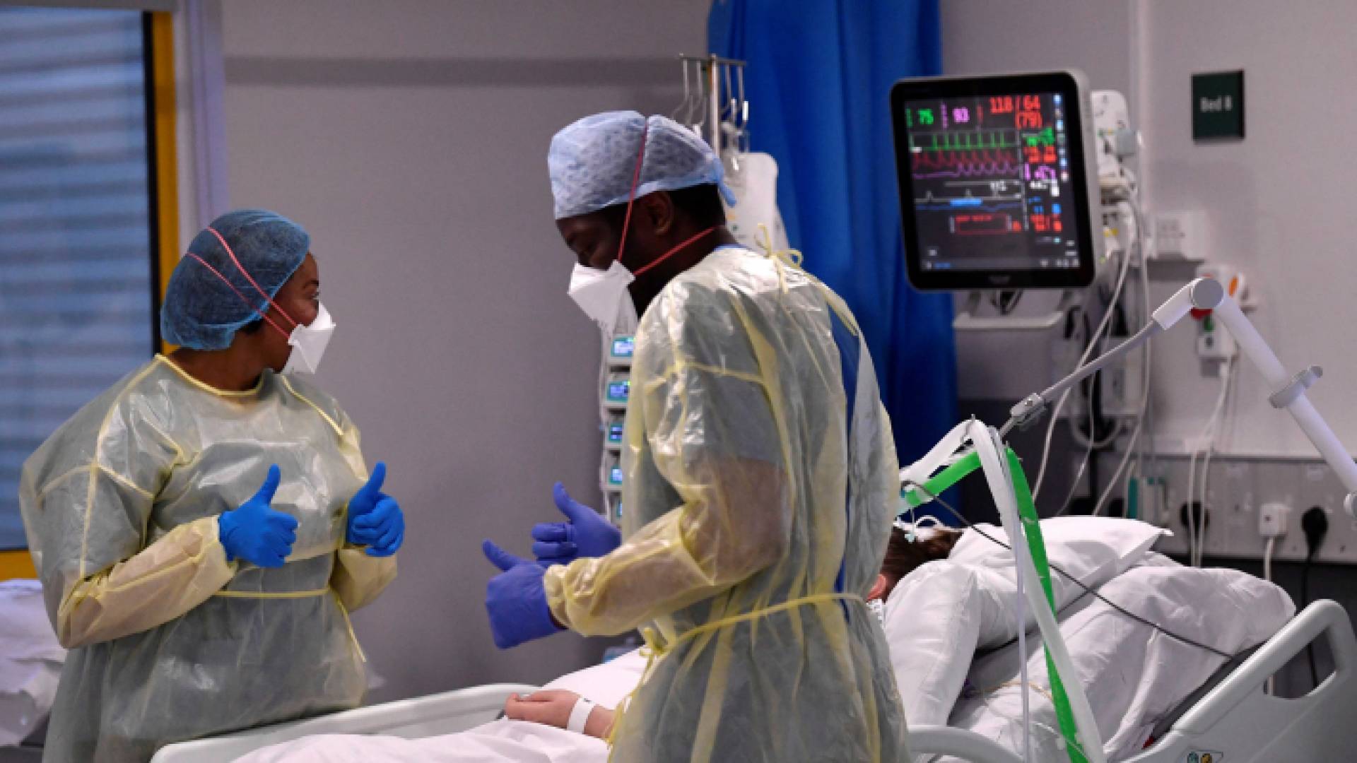 أحد المصابين بسلالة دلتا في غرفة العناية الحثيثة