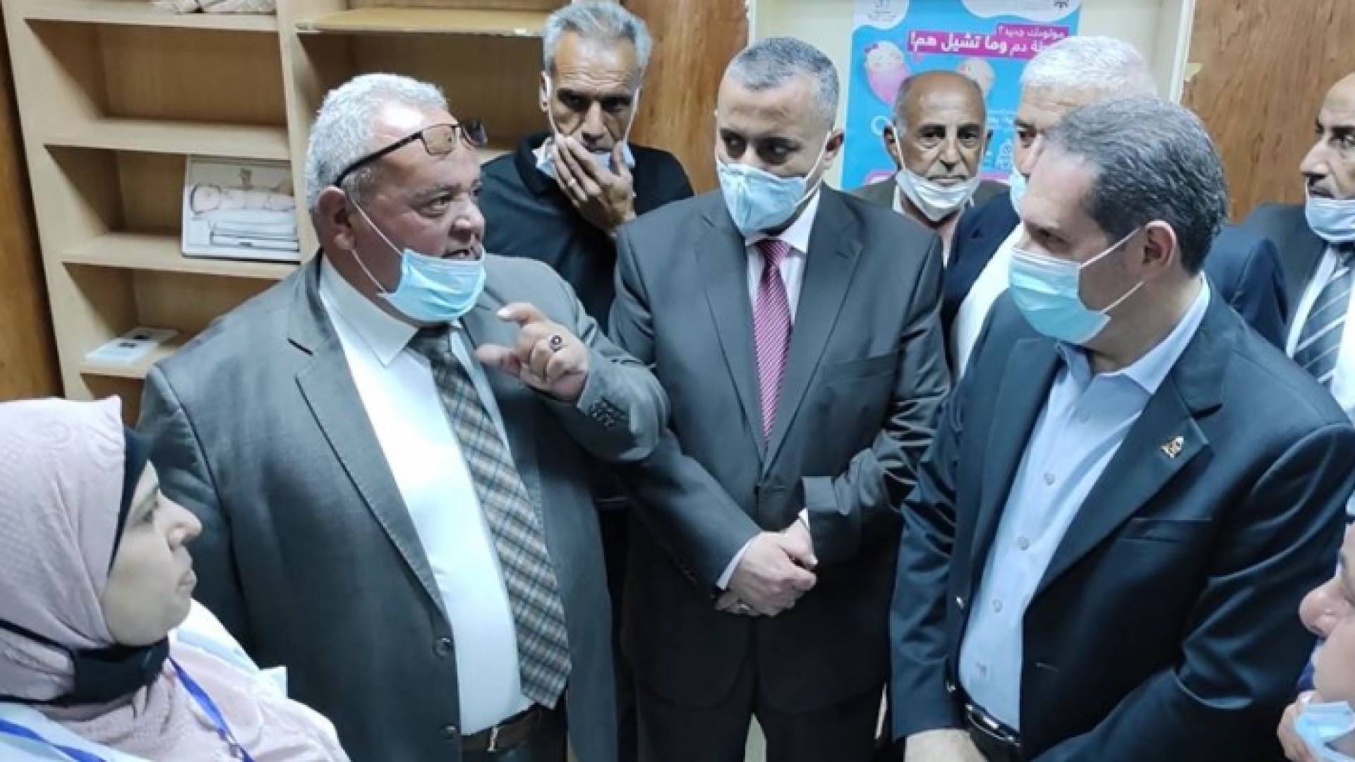 جانب من جولة وزير الصحة في الكرك