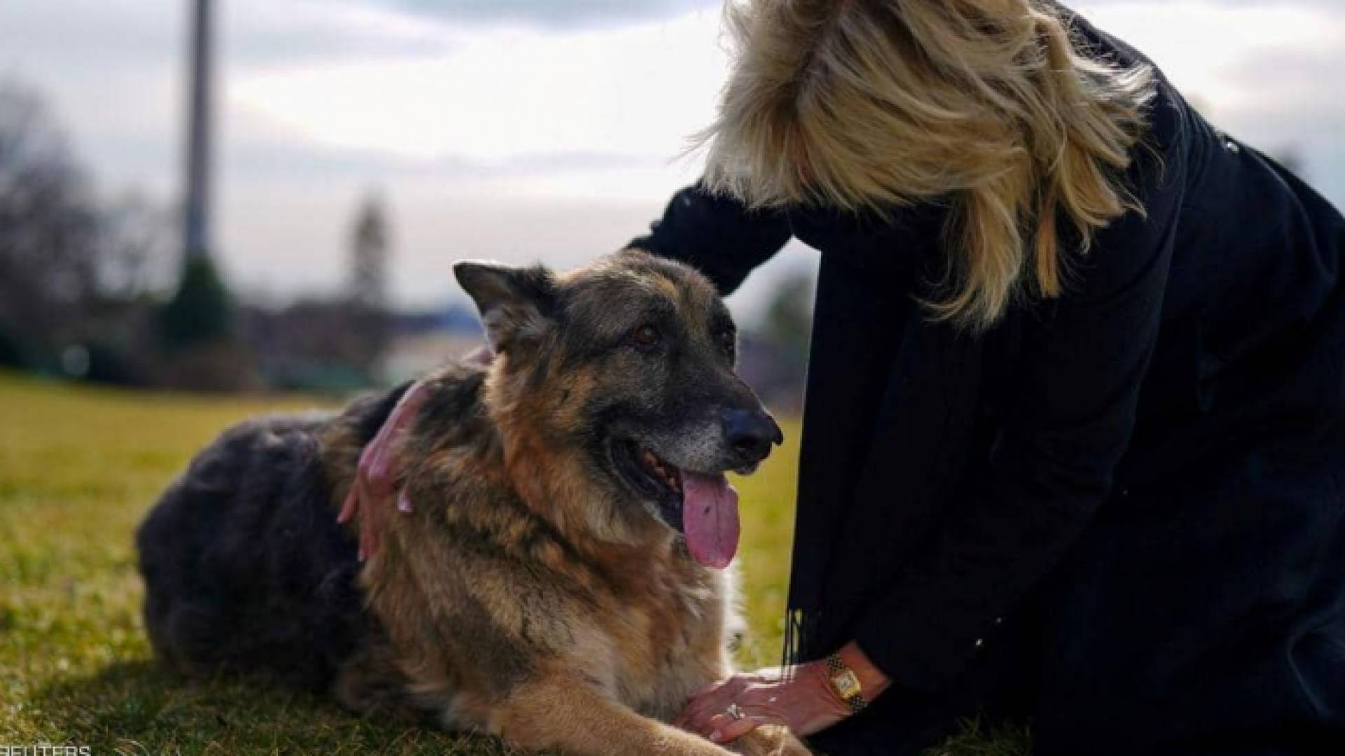 سيدة أمريكا الأولى برفقة تشامب