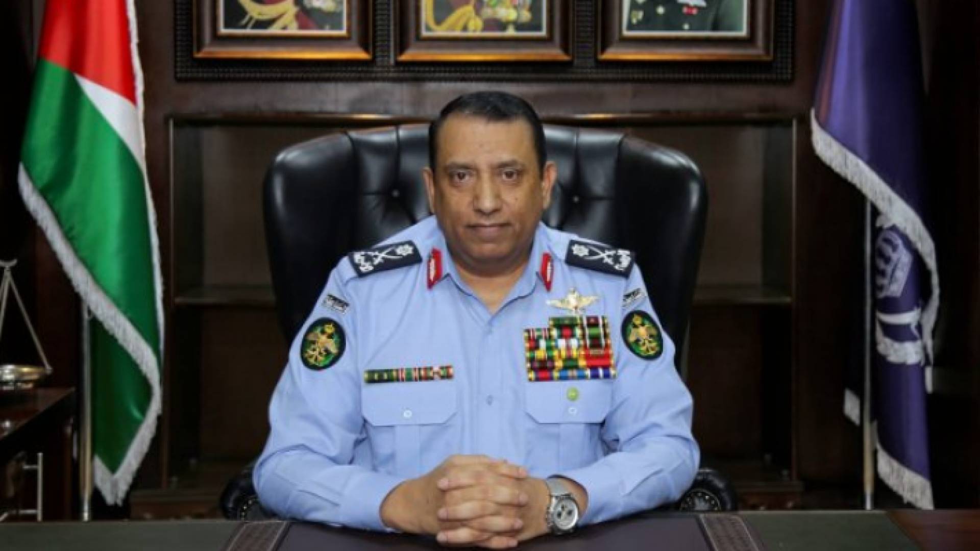 مدير الأمن العام اللواء الركن حسين الحواتمة