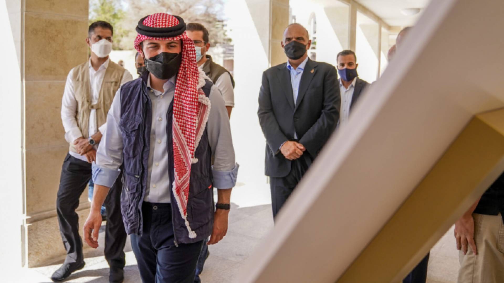 خلال زيارة ولي العهد الى محافظة العقبة