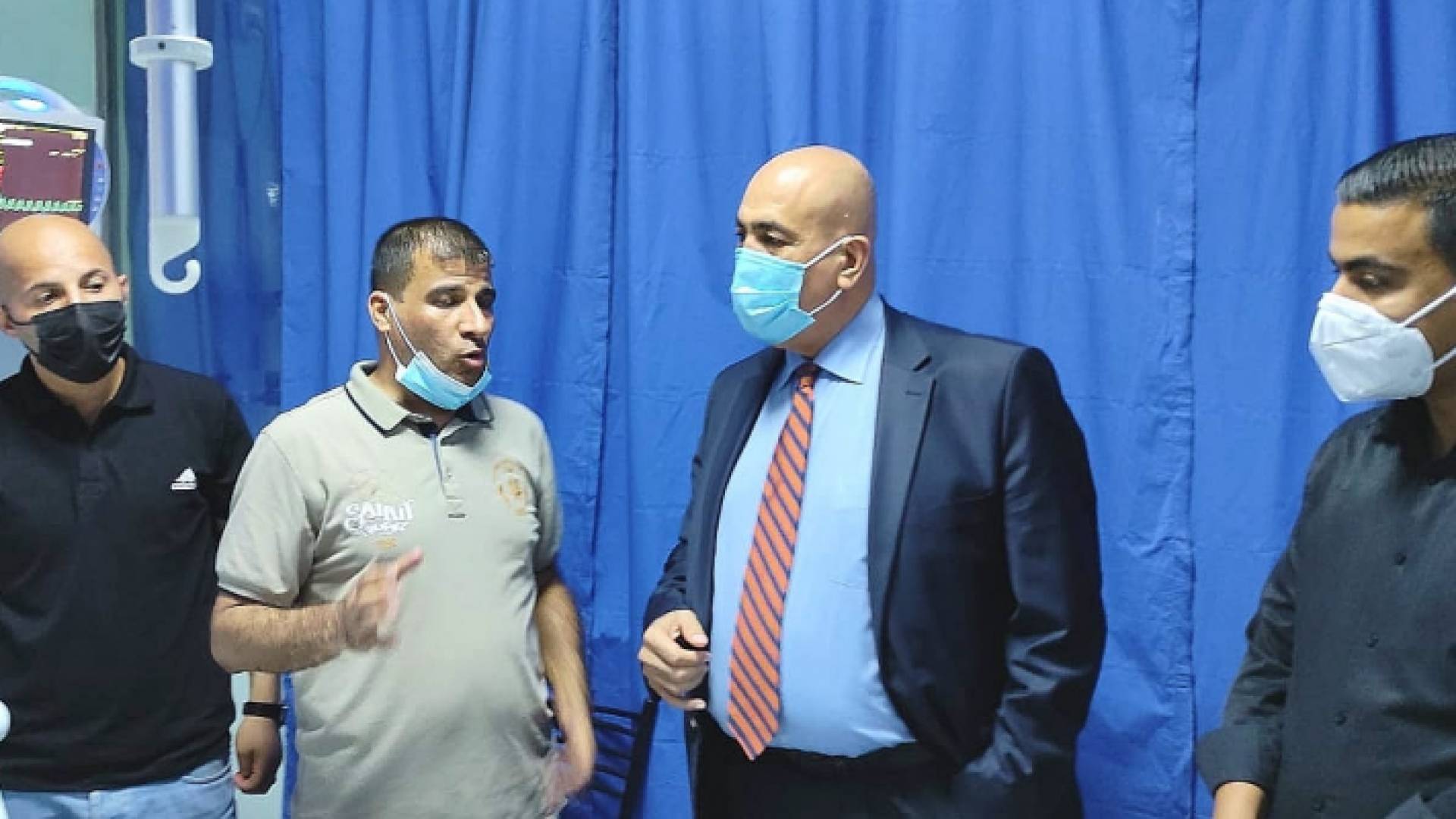 زريقات يعود المصابين