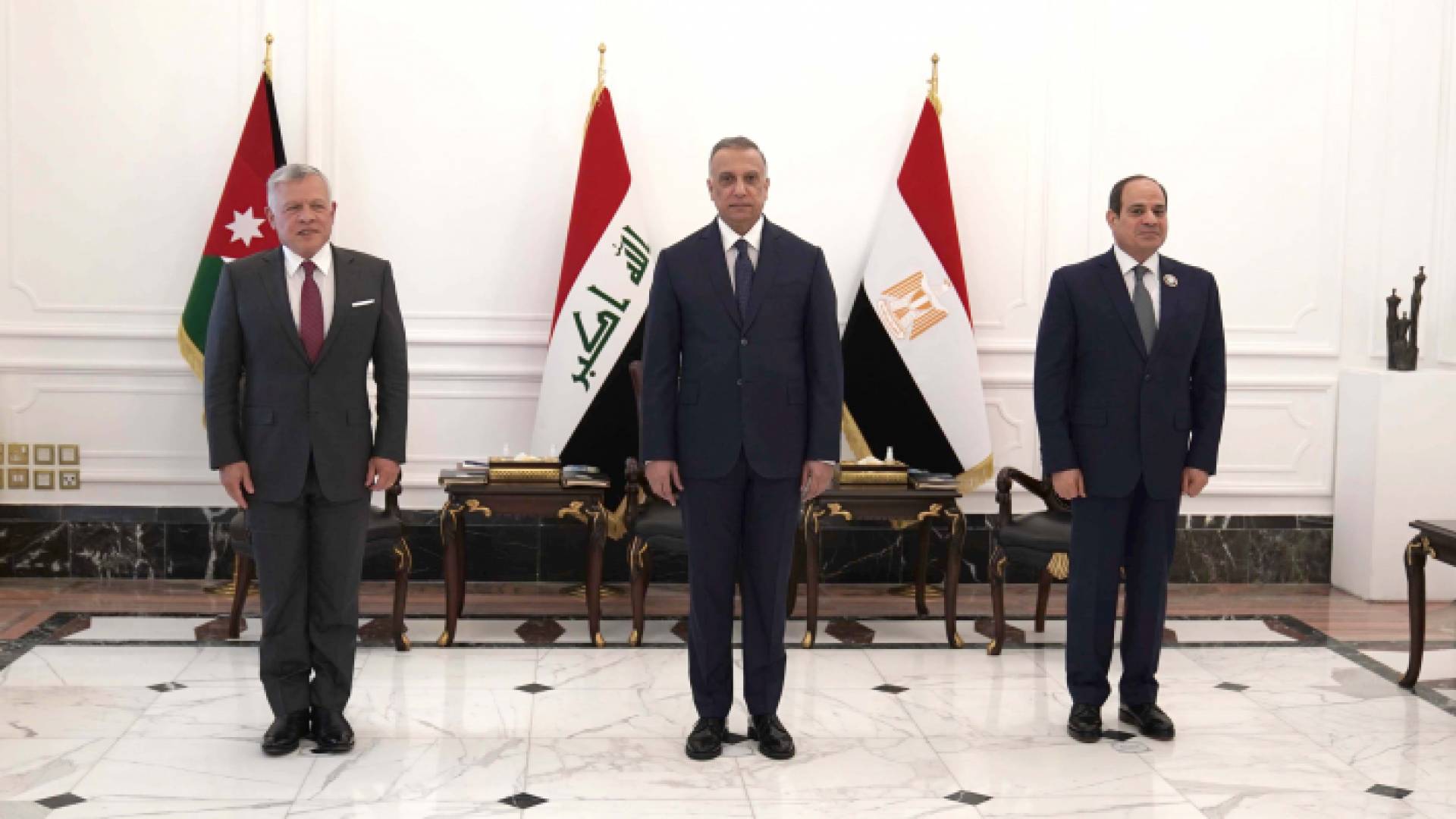 قمة بغداد ضمت العراق والأردن ومصر