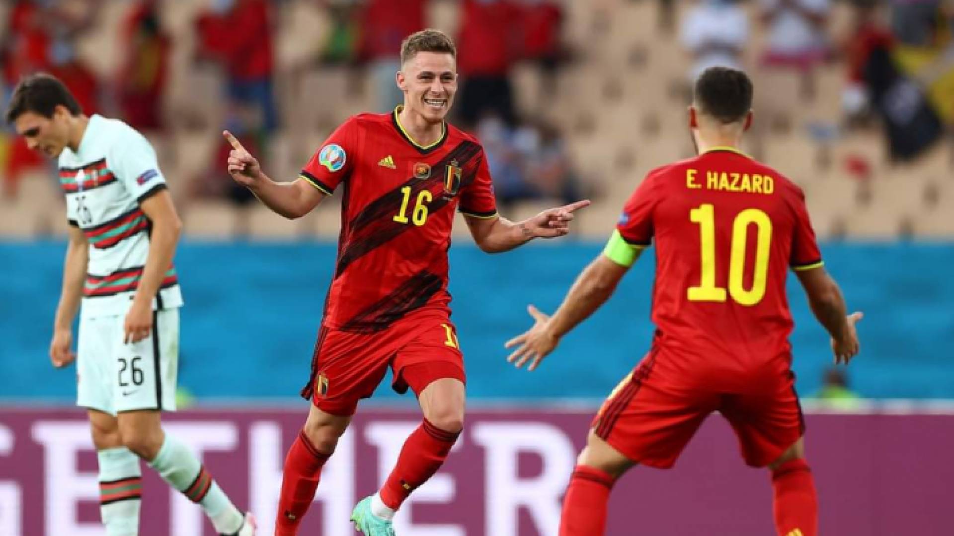 بلجيكا تتخطى رفاق رونالدو بهدف نظيف وتبلغ ربع نهائي اليورو