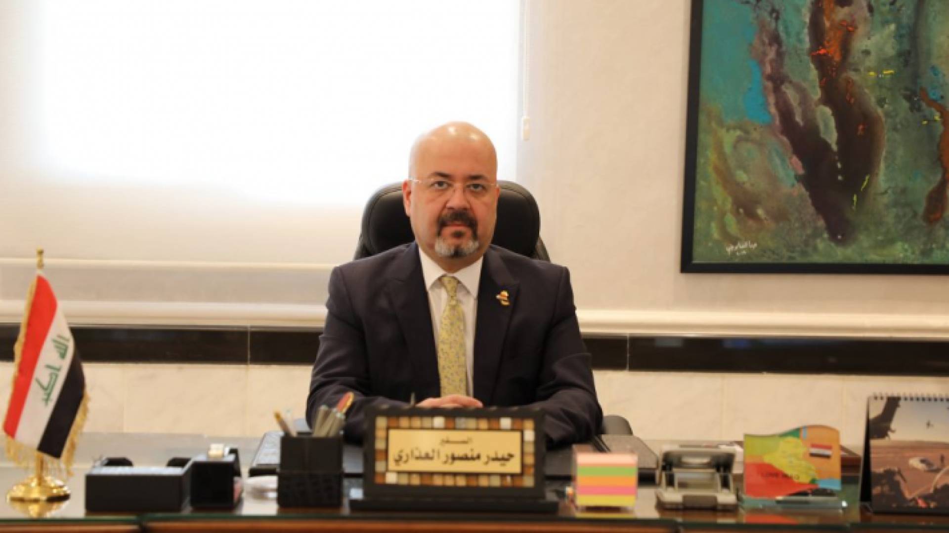 السفير العراقي في الأردن حيدر منصور هادي