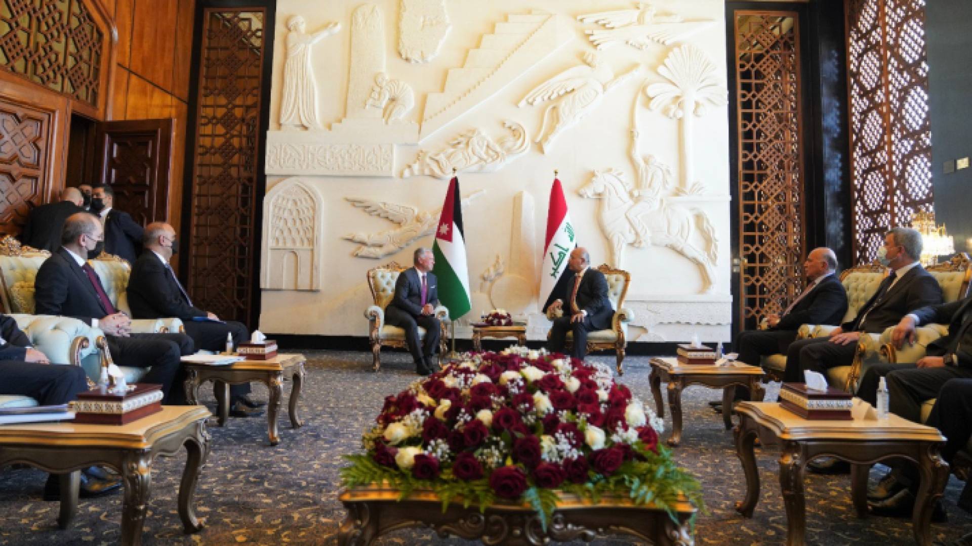 الملك يؤكد على ضرورة تعزيز التعاون الثلاثي (الأردني - المصري - العراقي) المشترك